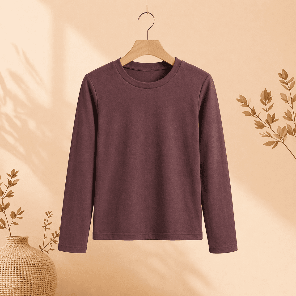 Cotton T-shirt Full Sleeves (Round Neck)