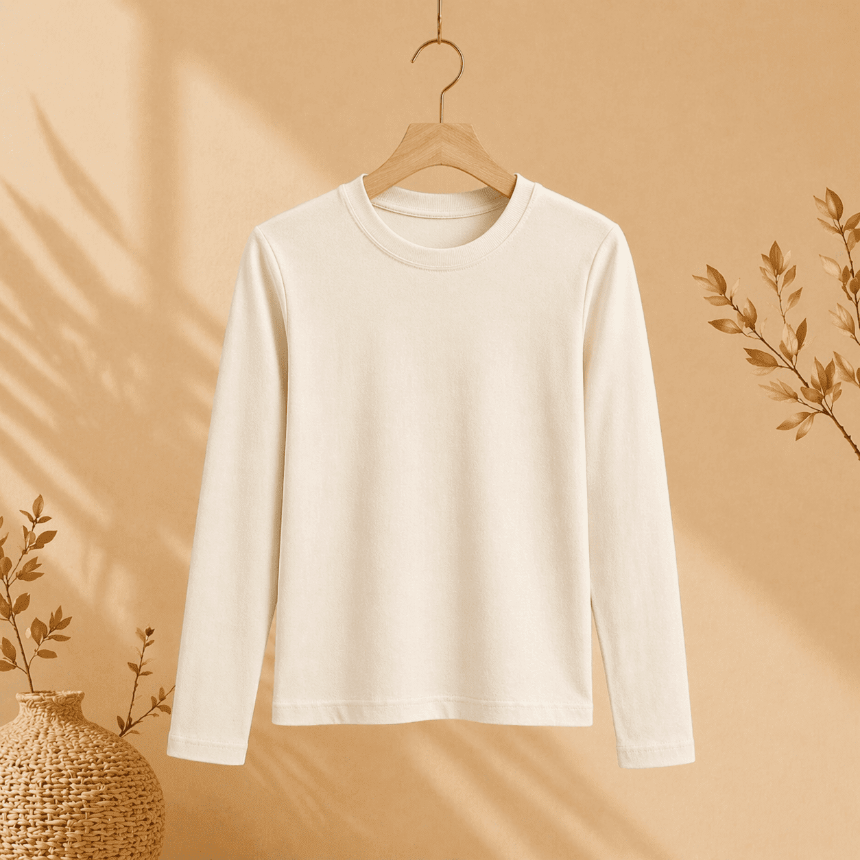 Cotton T-shirt Full Sleeves (Round Neck)