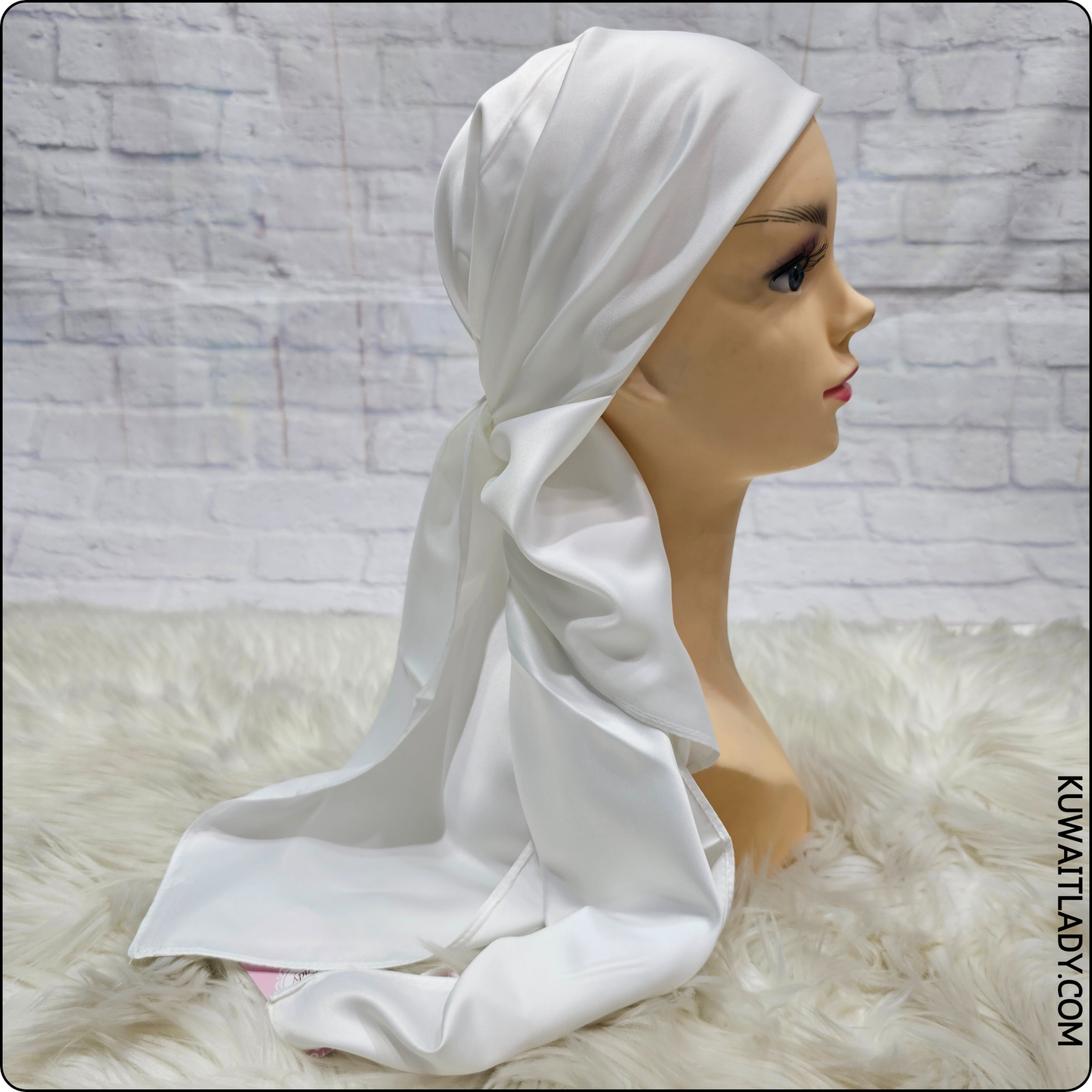 Satin Square Turban Hijab