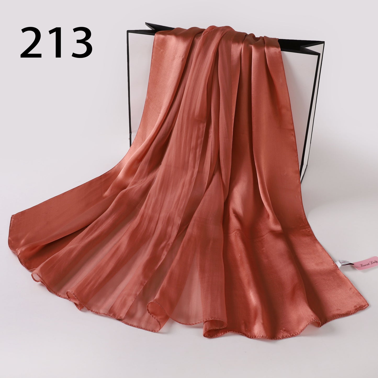 Silk-Satin Fusion Scarf