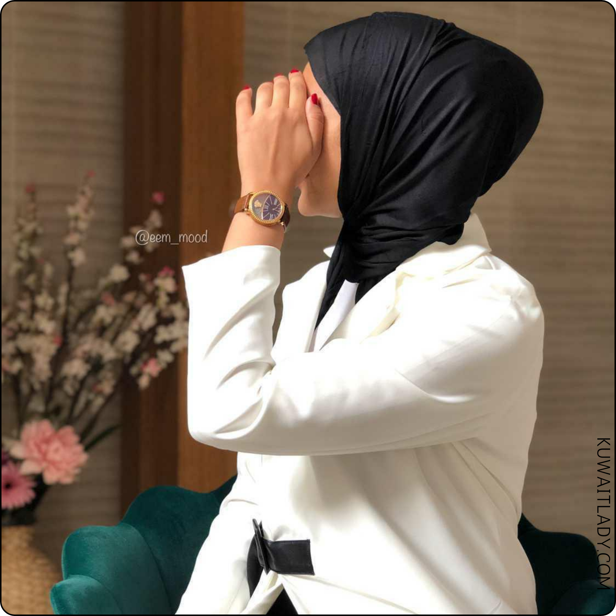 Cotton Double Stretch Kuwait Lady