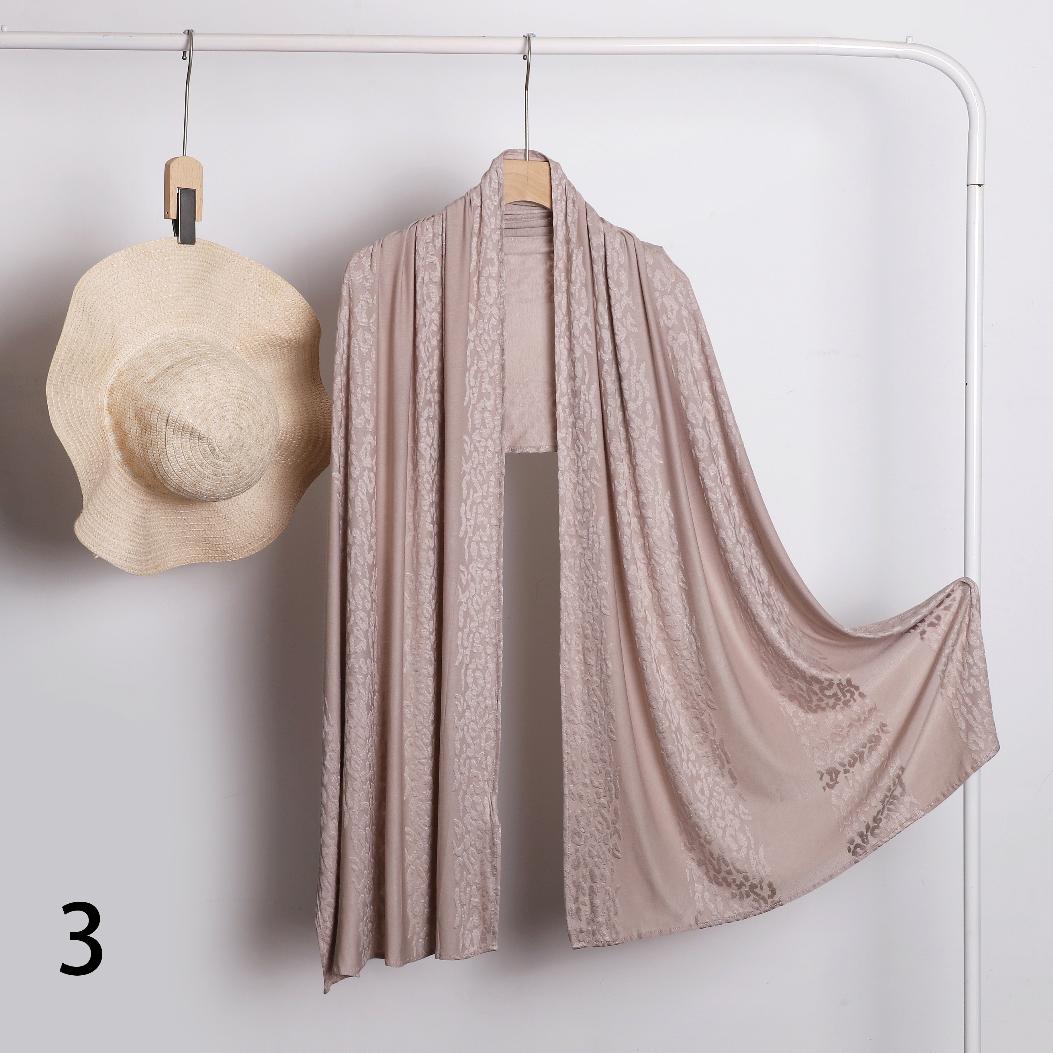 Cotton Tiger Straps Scarf
