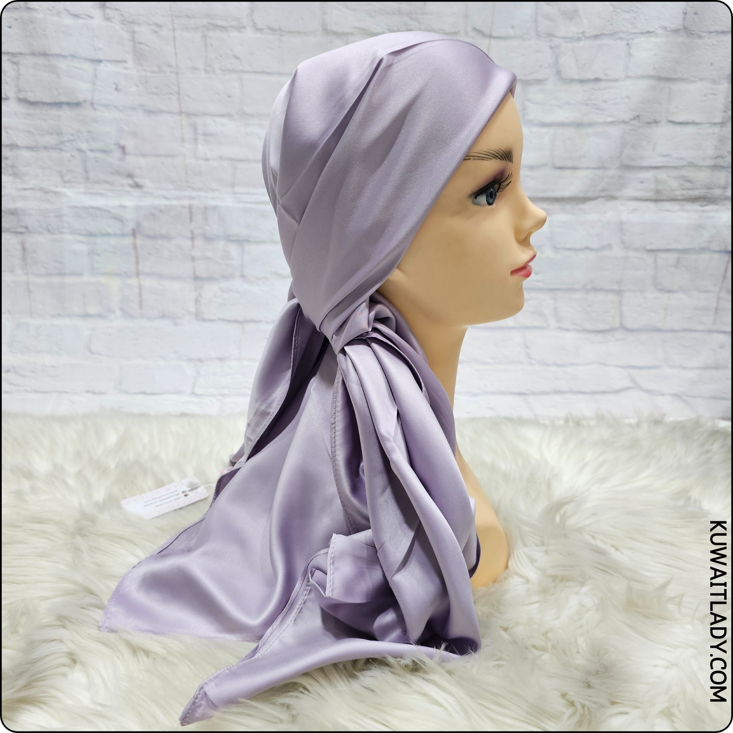 Satin Square Turban Hijab