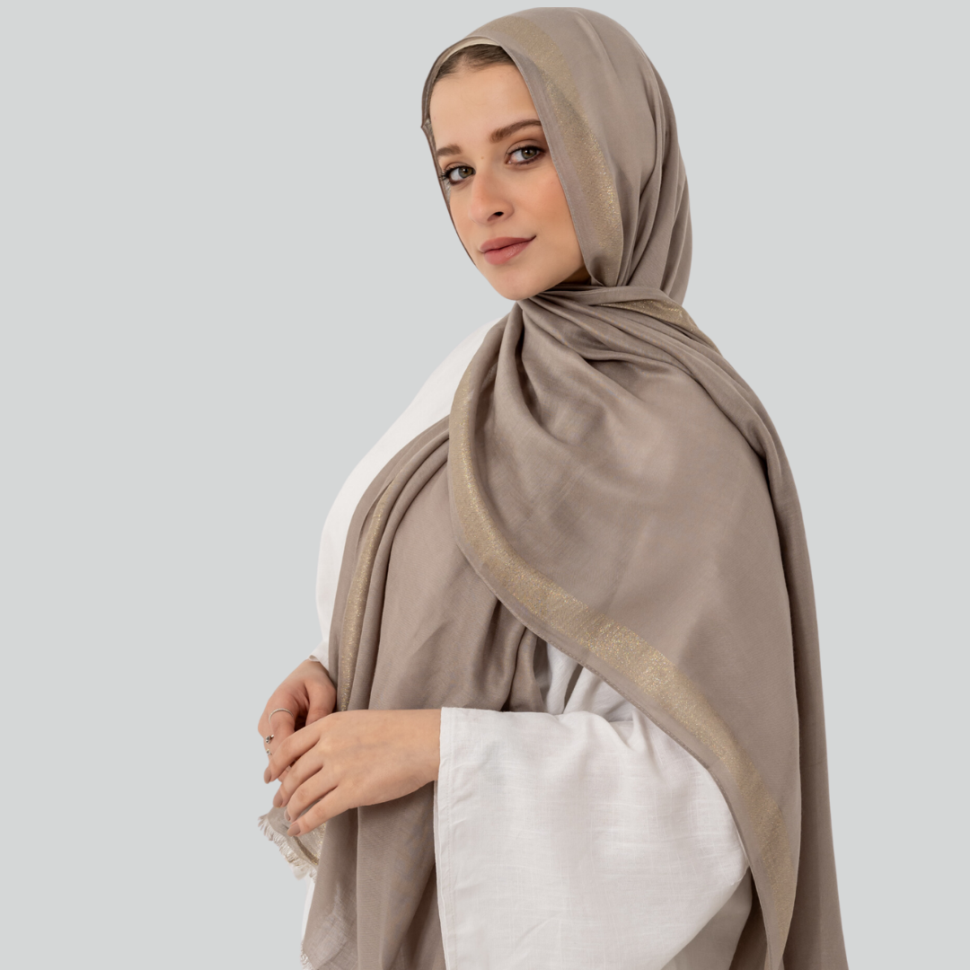 وشاح من الكتان اللامع