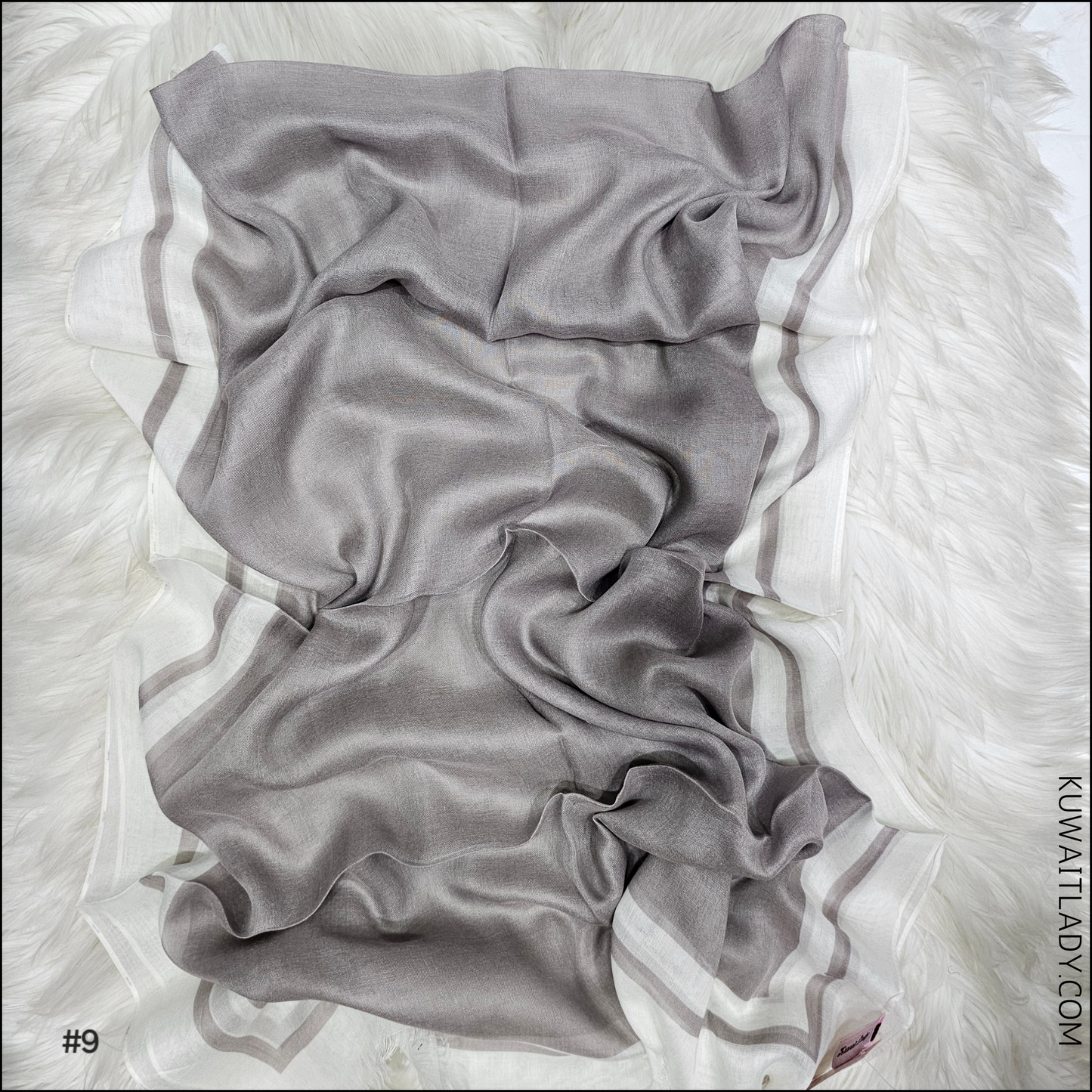 Duo Frame Linen Scarf