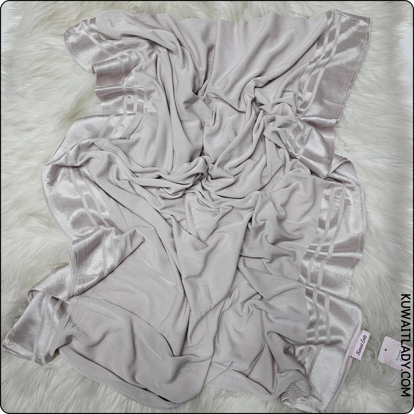 Satin Touch Cotton Scarf