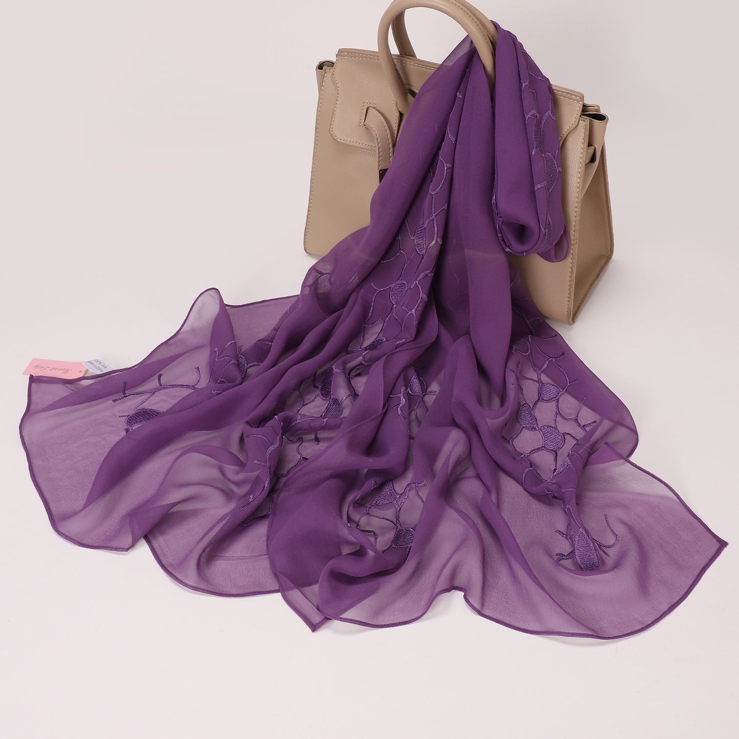 Chiffon Embroidery Scarf