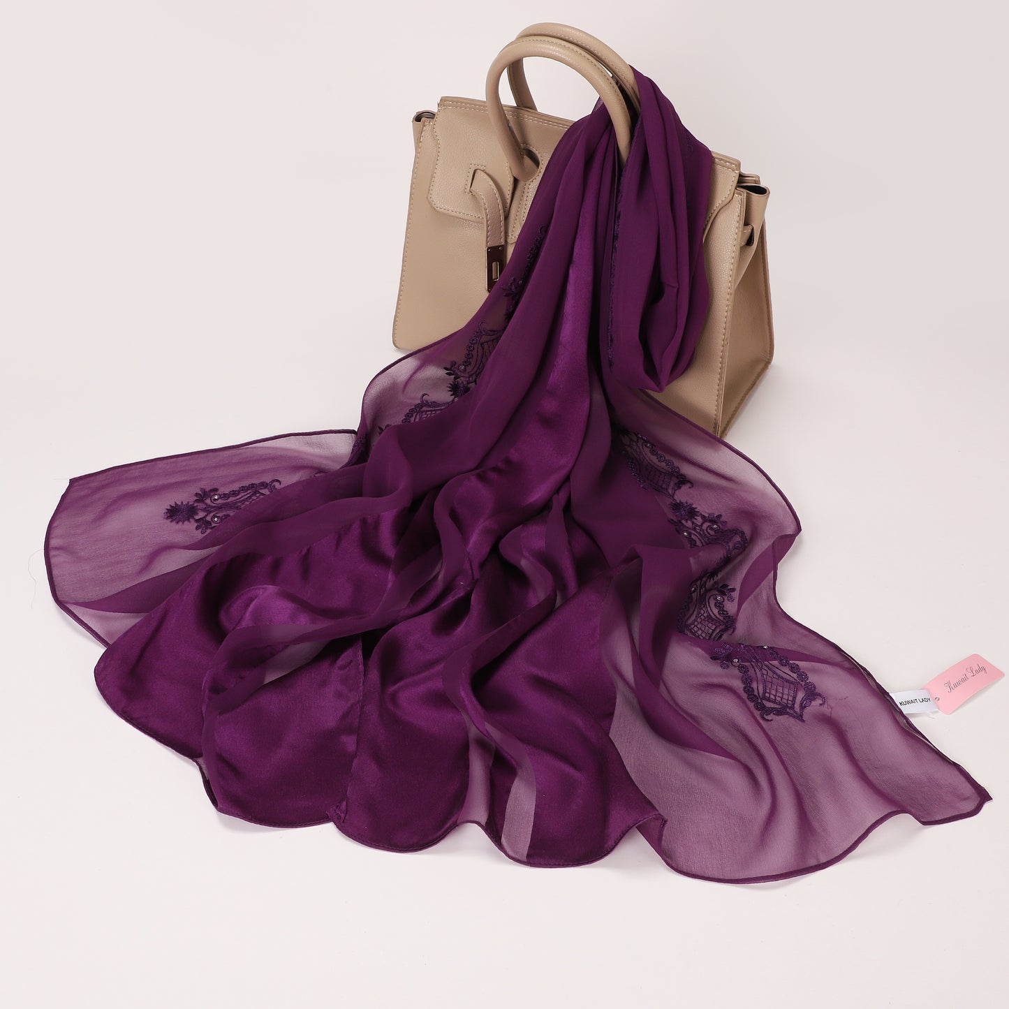 Chiffon Embroidery Scarf