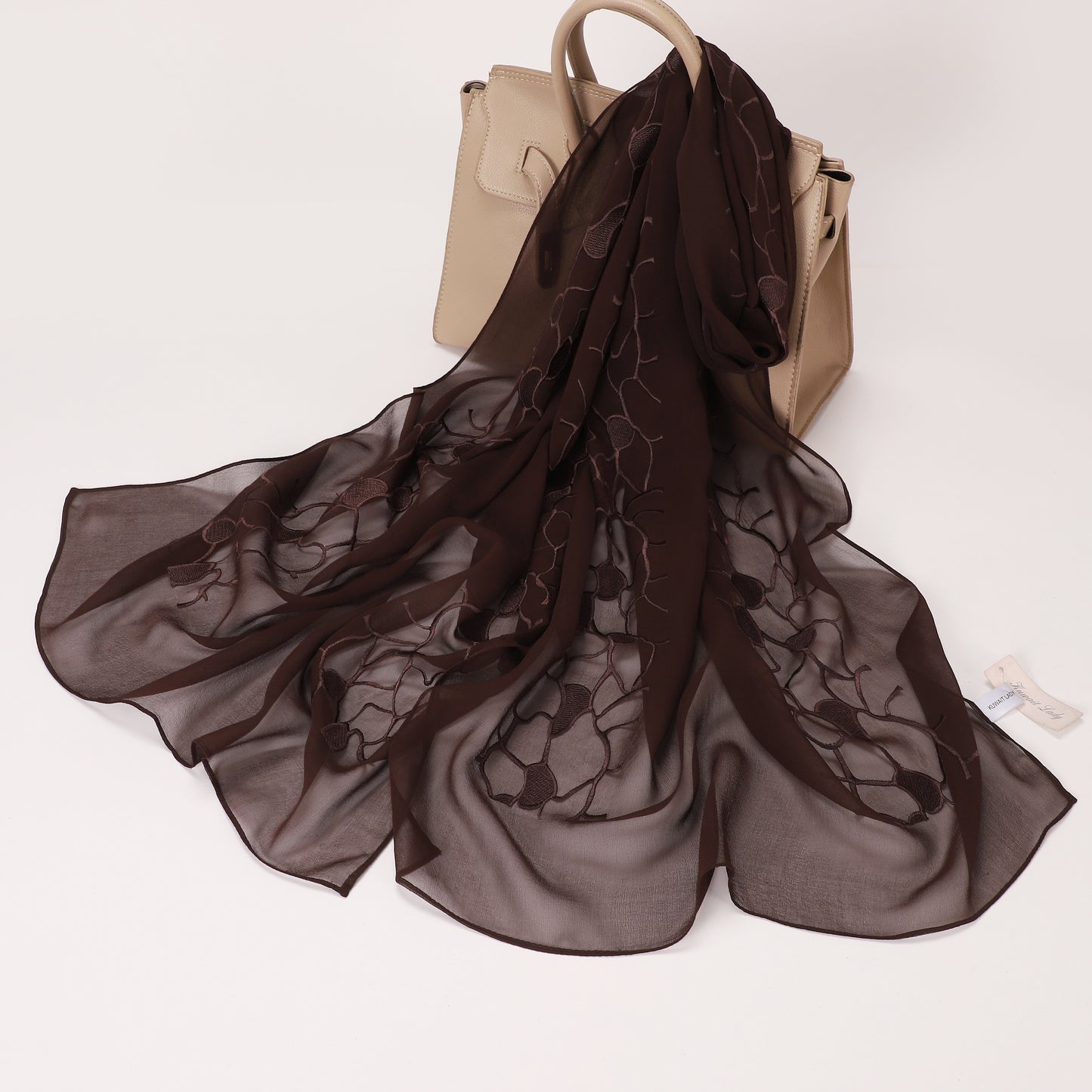 Chiffon Embroidery Scarf