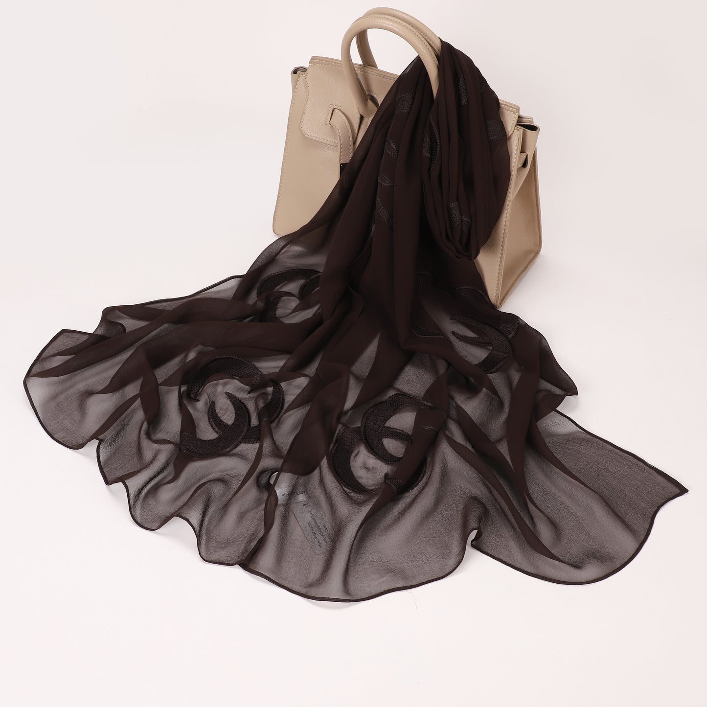 Chiffon Embroidery Scarf