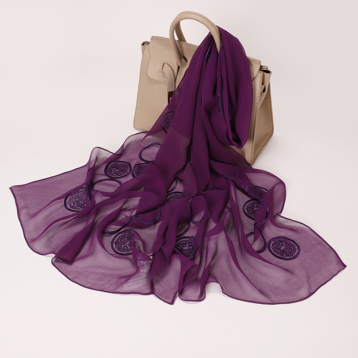 Chiffon Embroidery Scarf