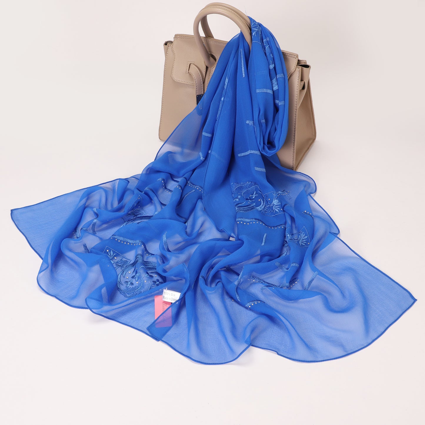 Chiffon Embroidery Scarf