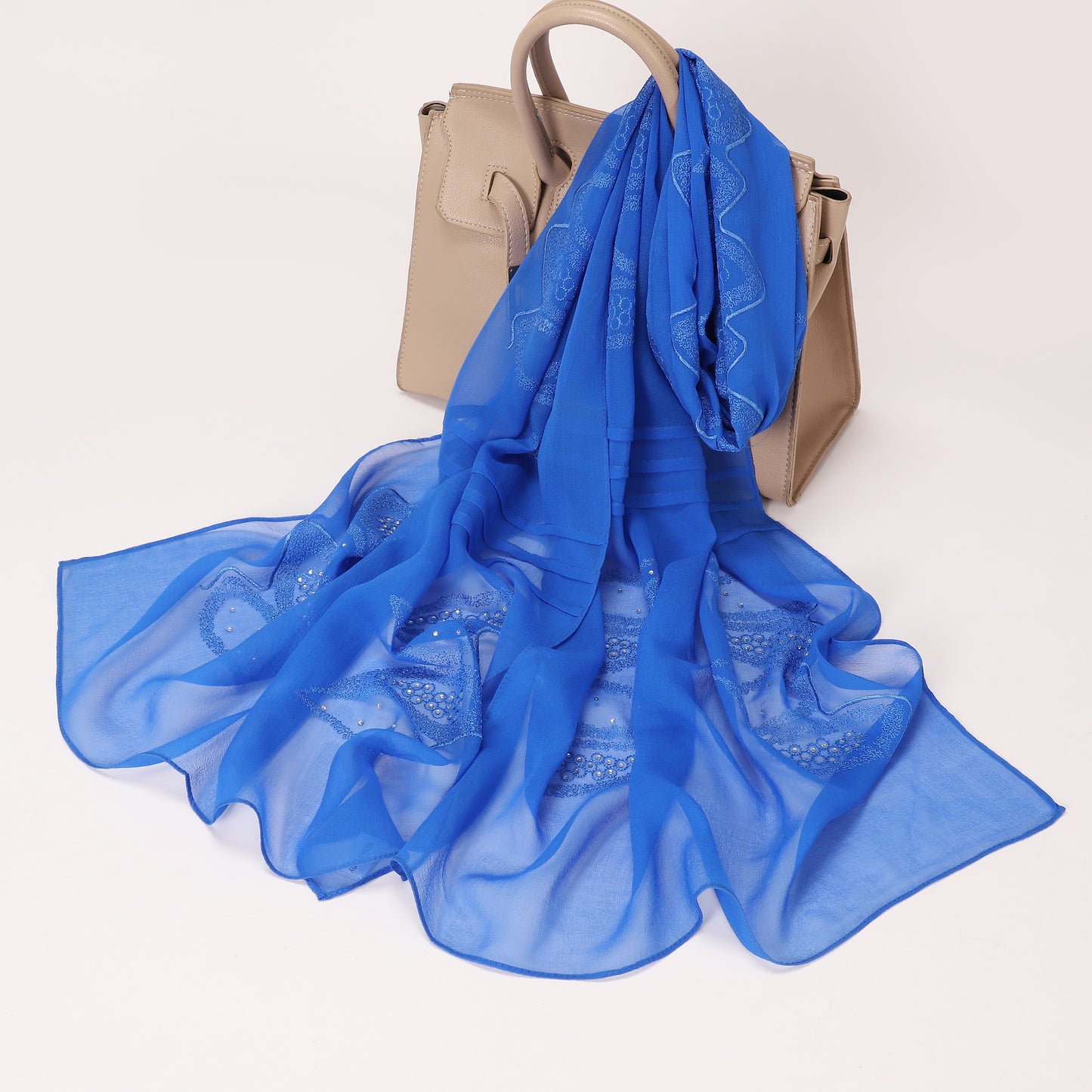 Chiffon Embroidery Scarf