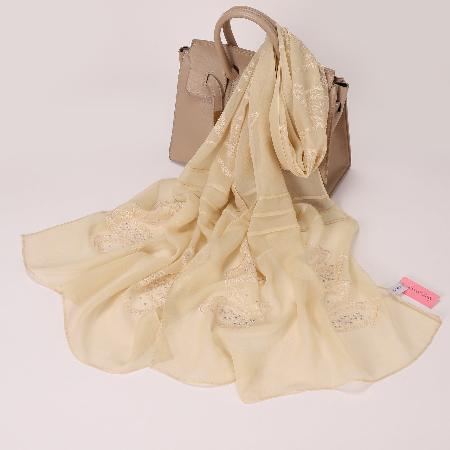 Chiffon Embroidery Scarf