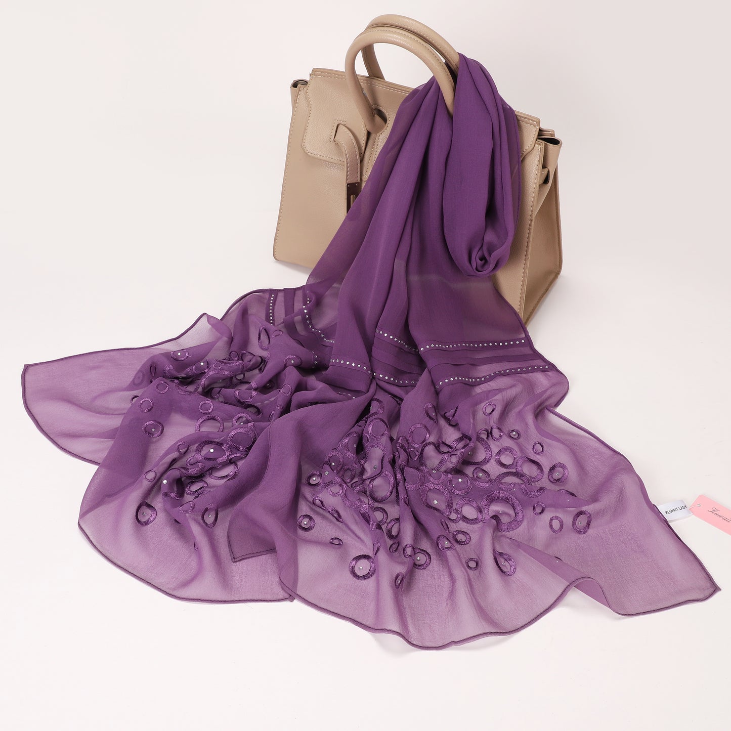 Chiffon Embroidery Scarf