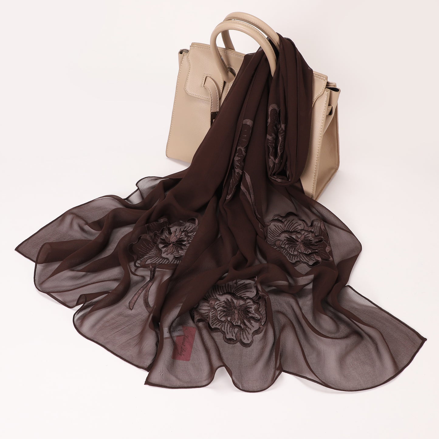Chiffon Embroidery Scarf