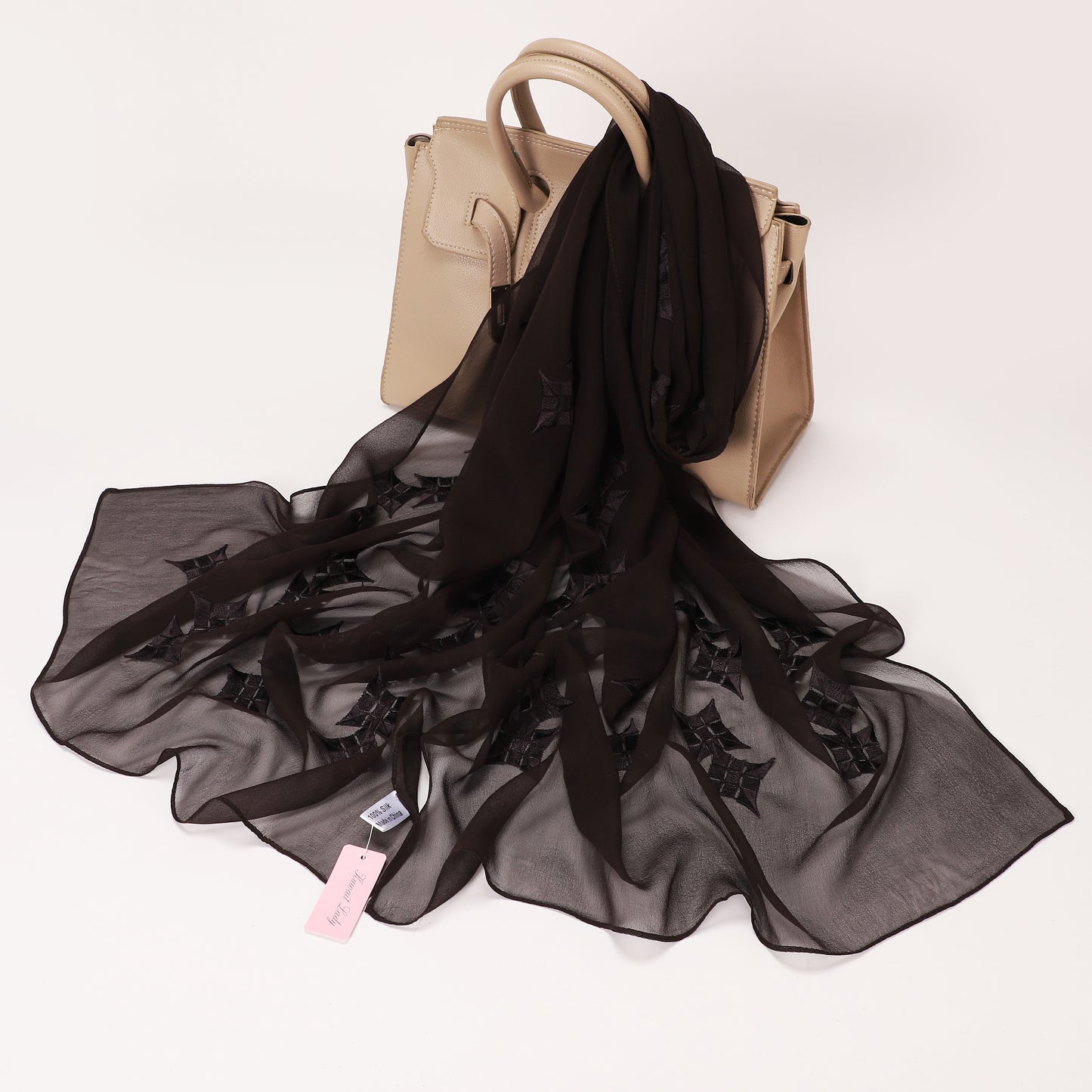 Chiffon Embroidery Scarf