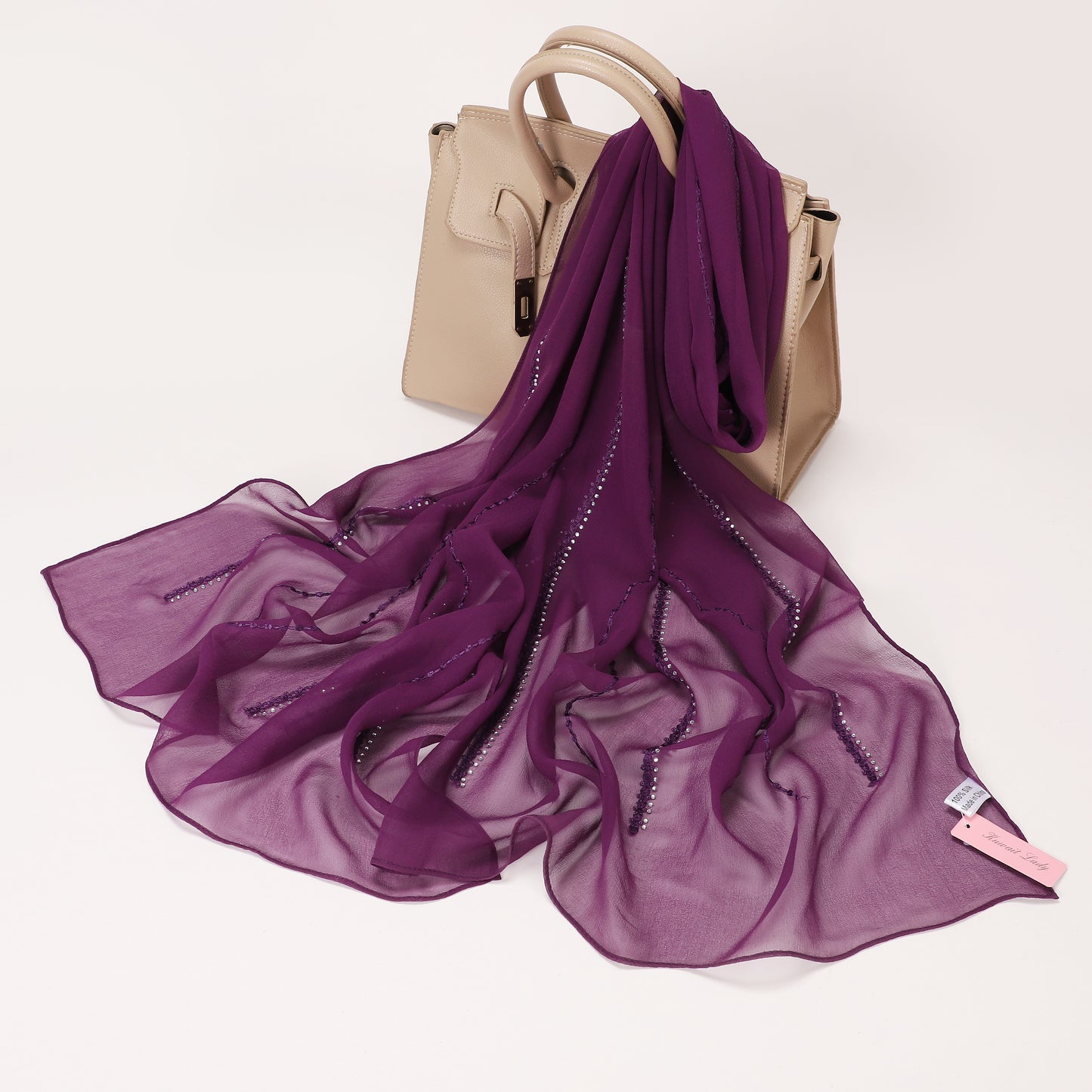 Chiffon Embroidery Scarf