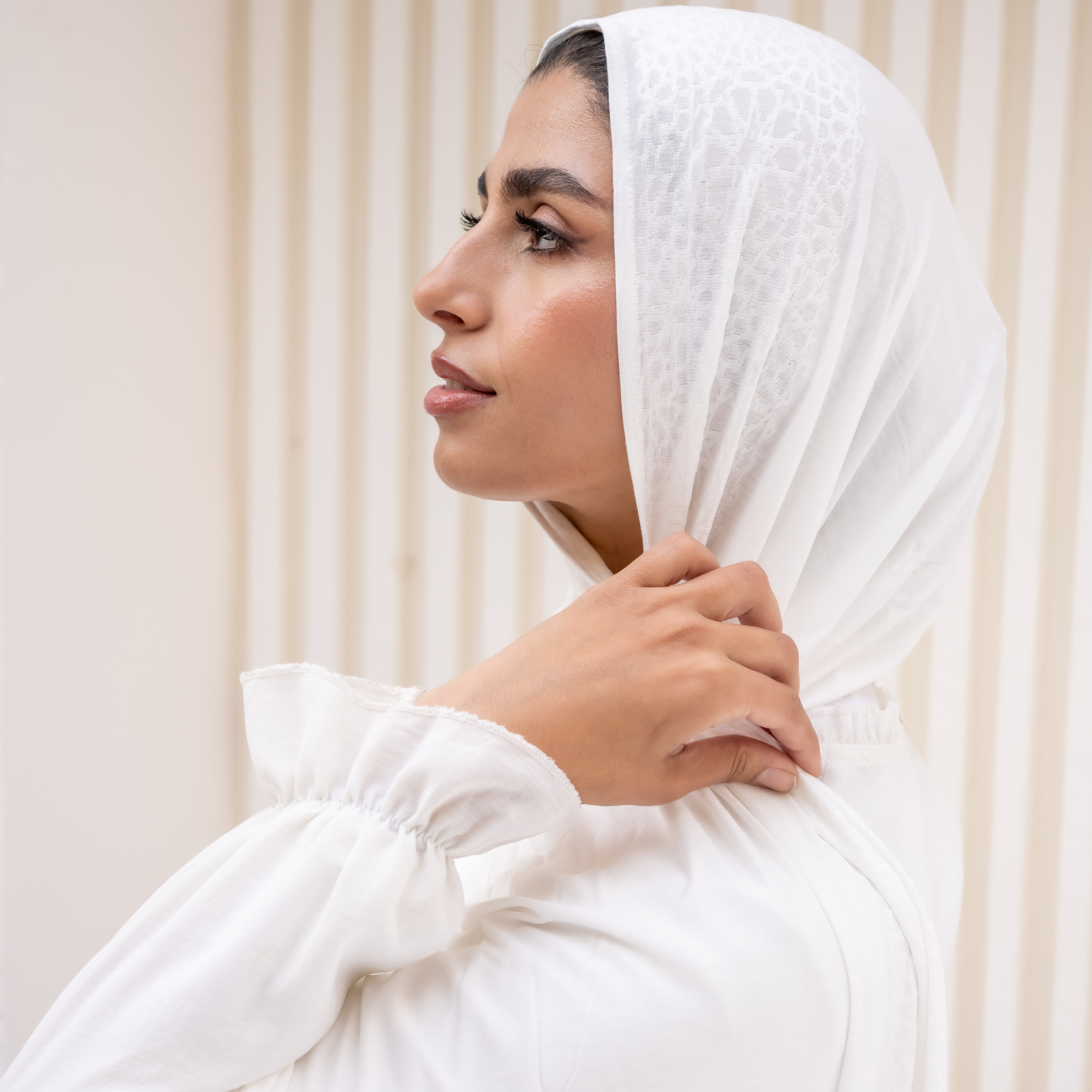 وشاح تراثي من القطن المرن