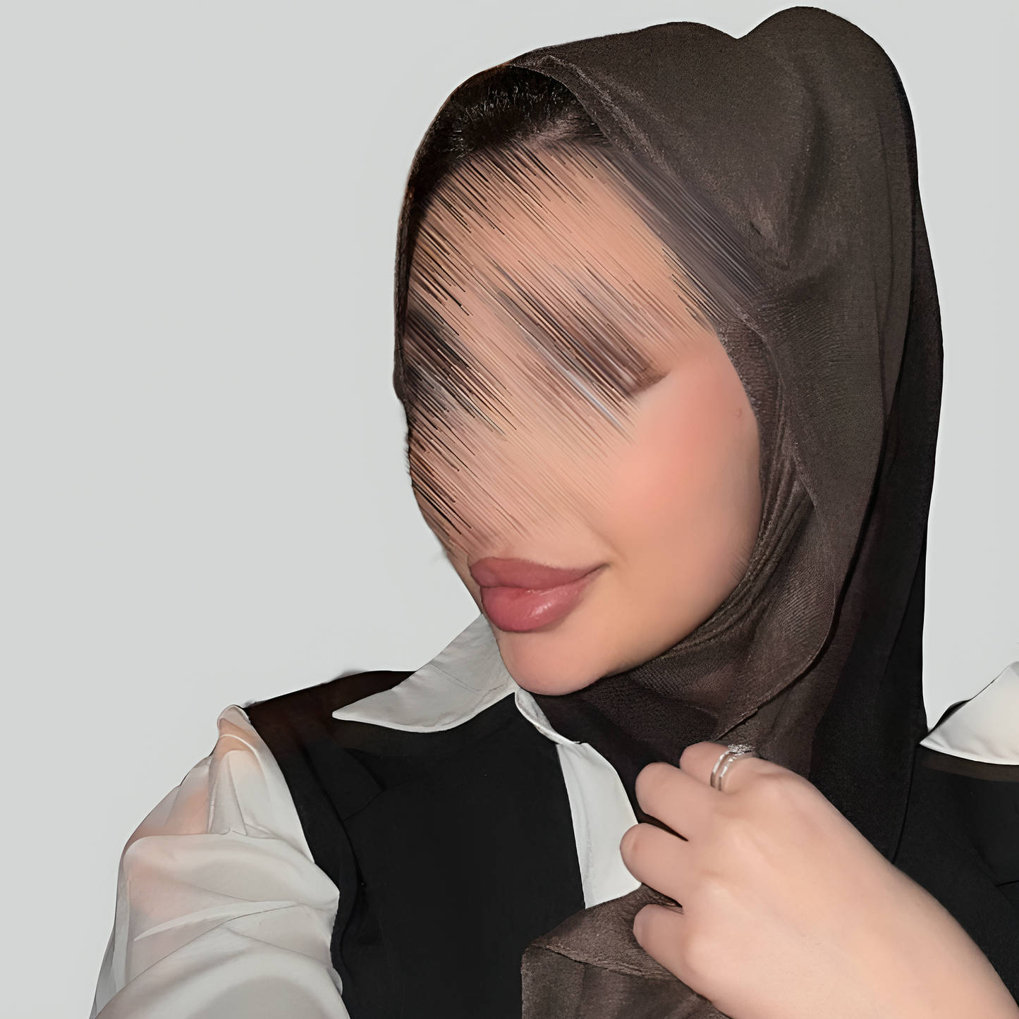 وشاح شراشيب كتان رقم 526