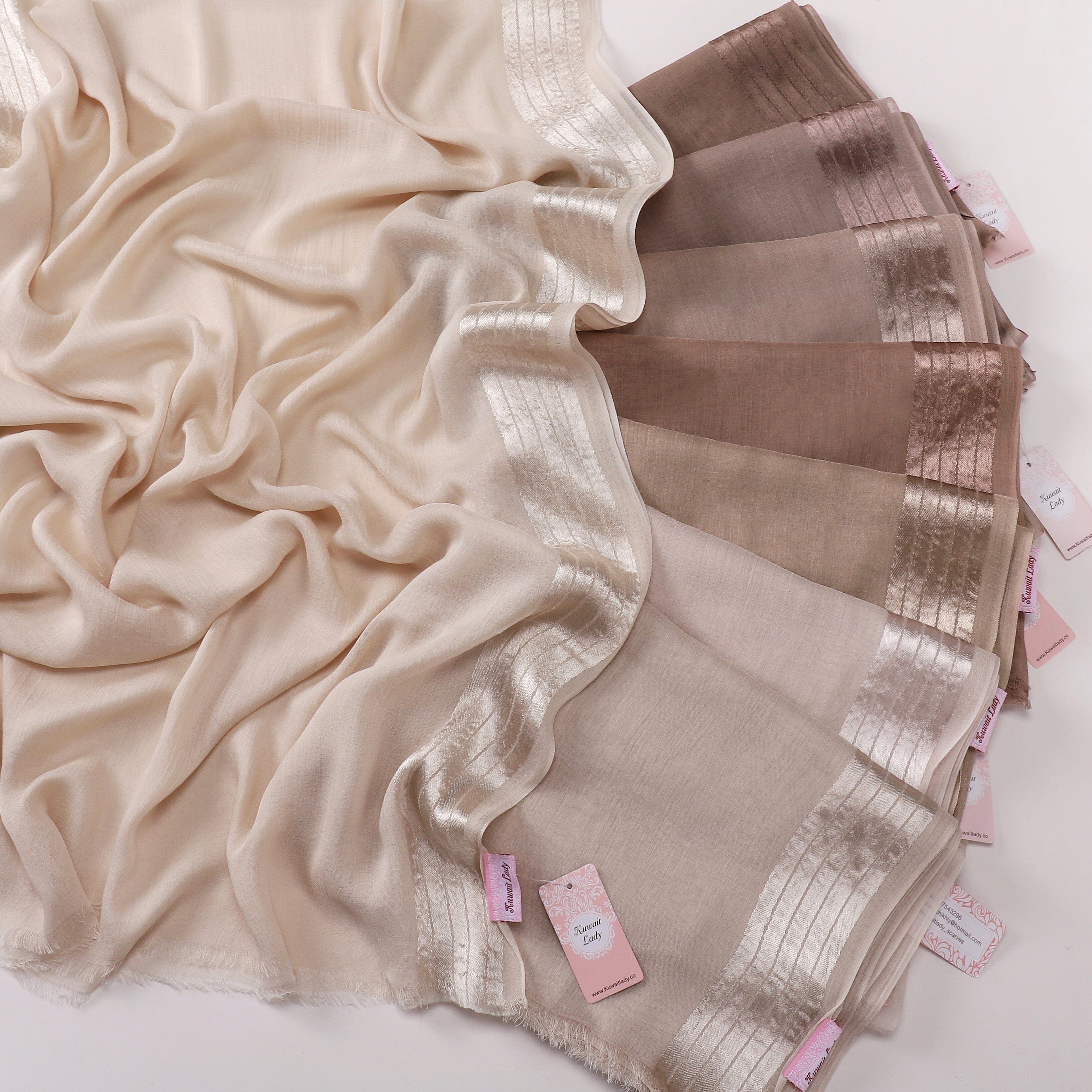 Borderline Satin Scarf