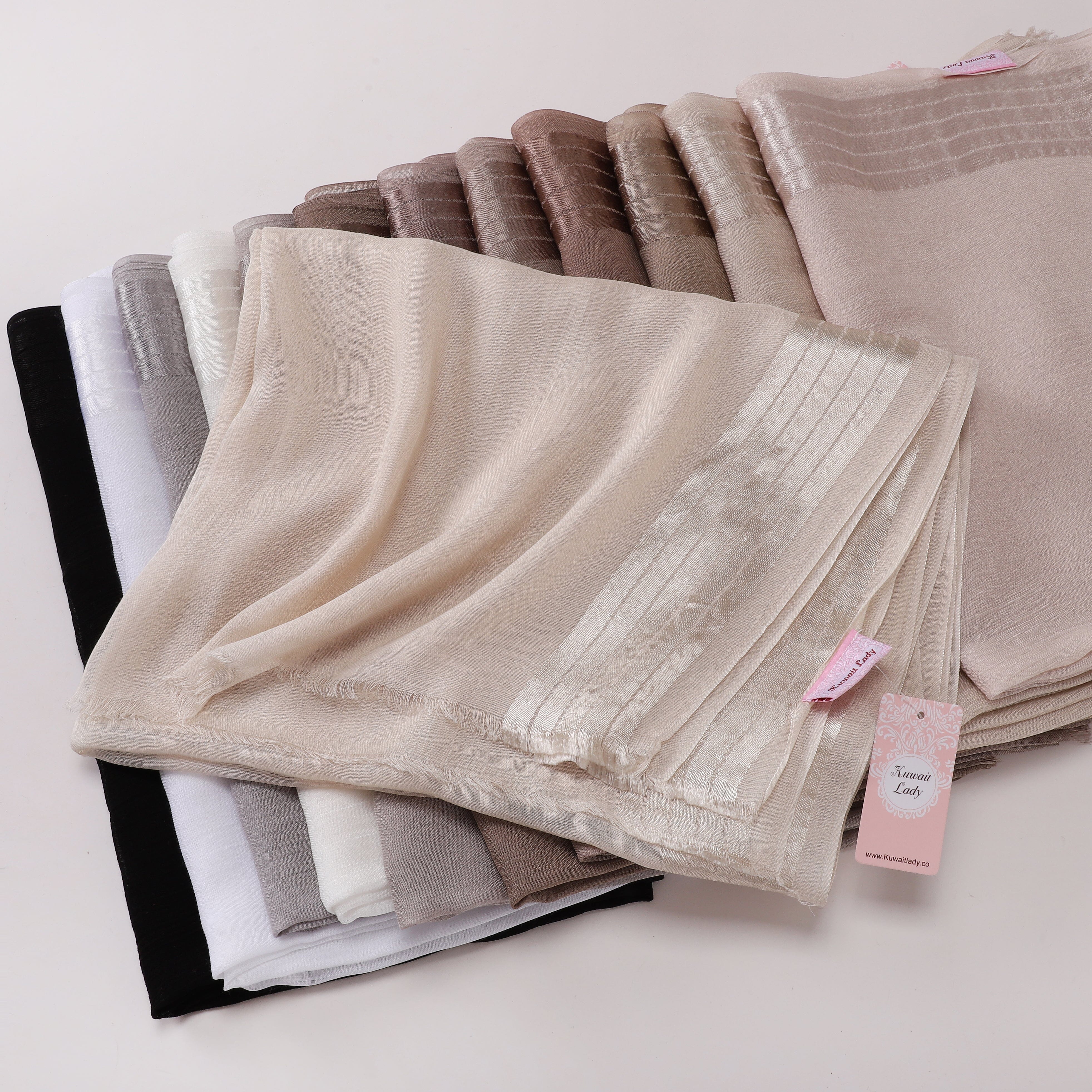 Borderline Satin Scarf