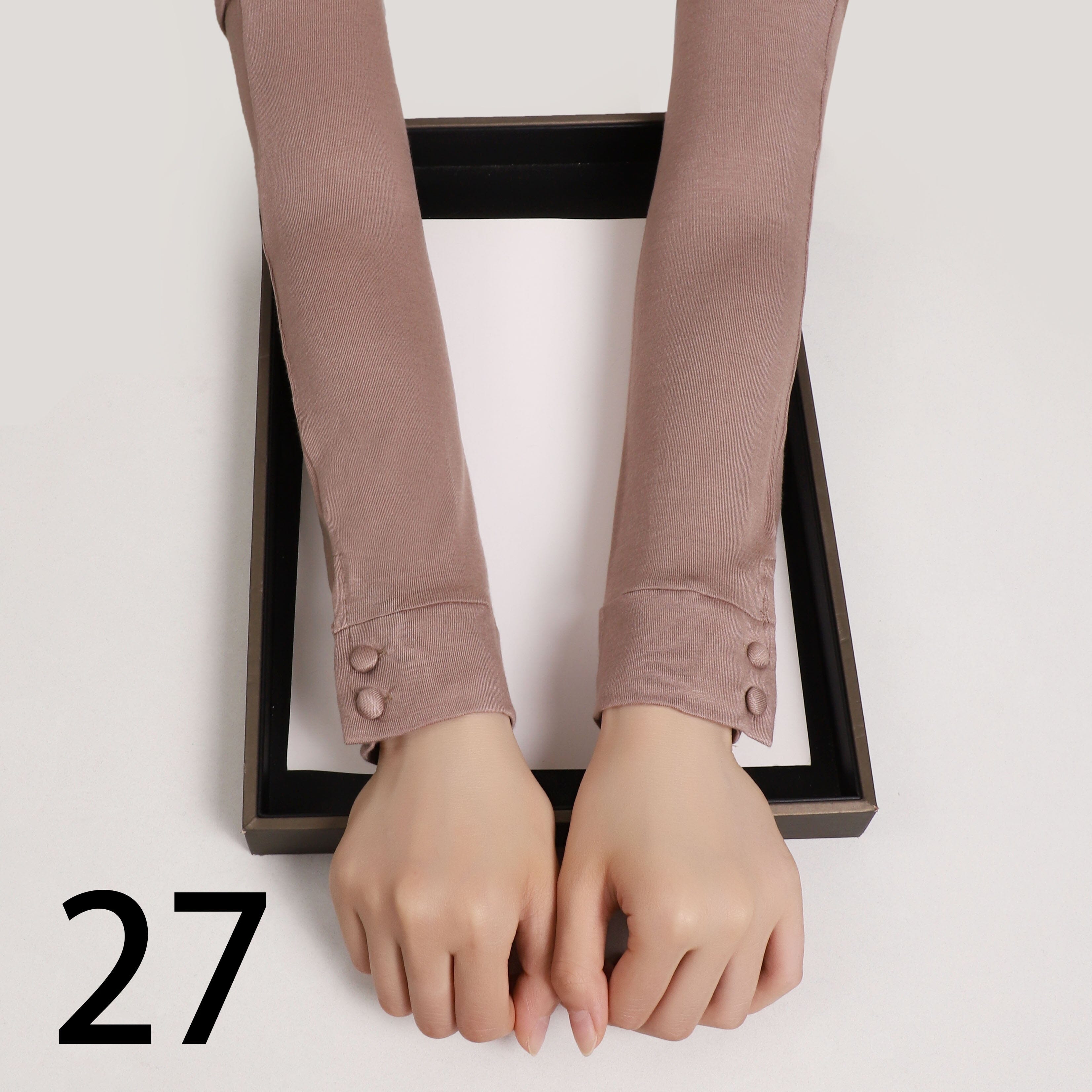 Buttoned Elegance Sleeves