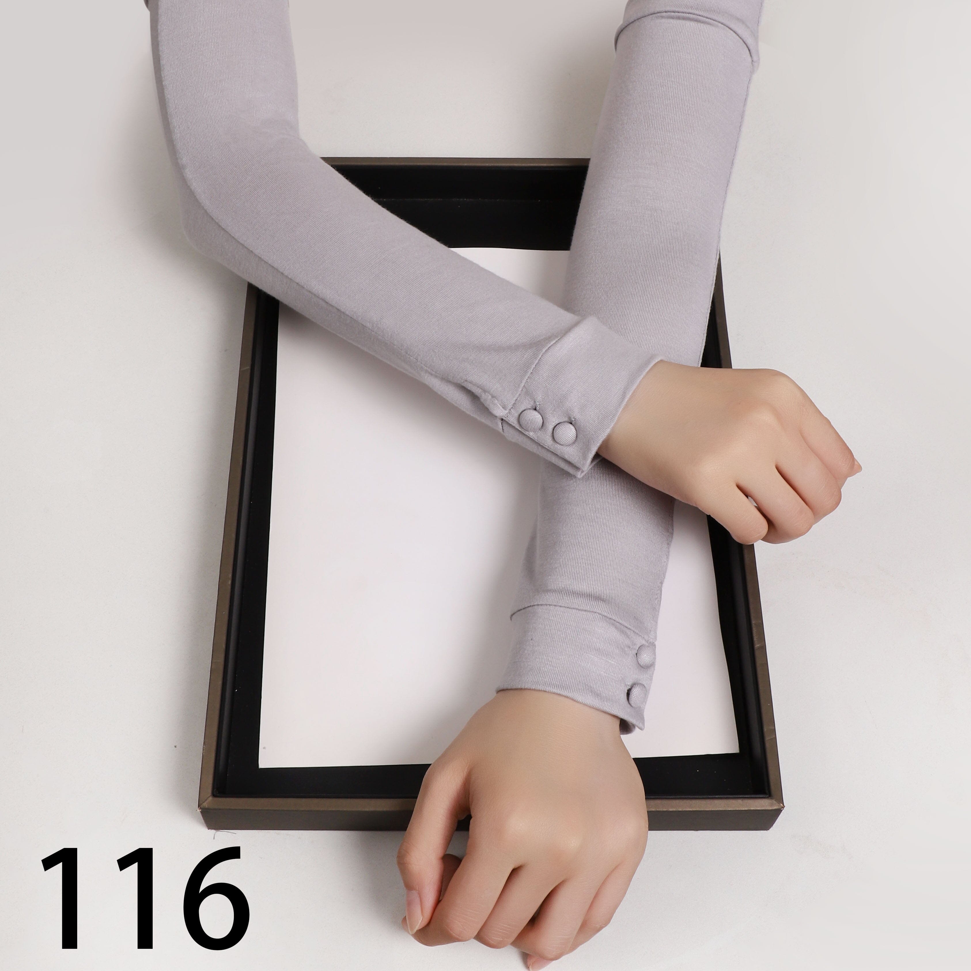 Buttoned Elegance Sleeves