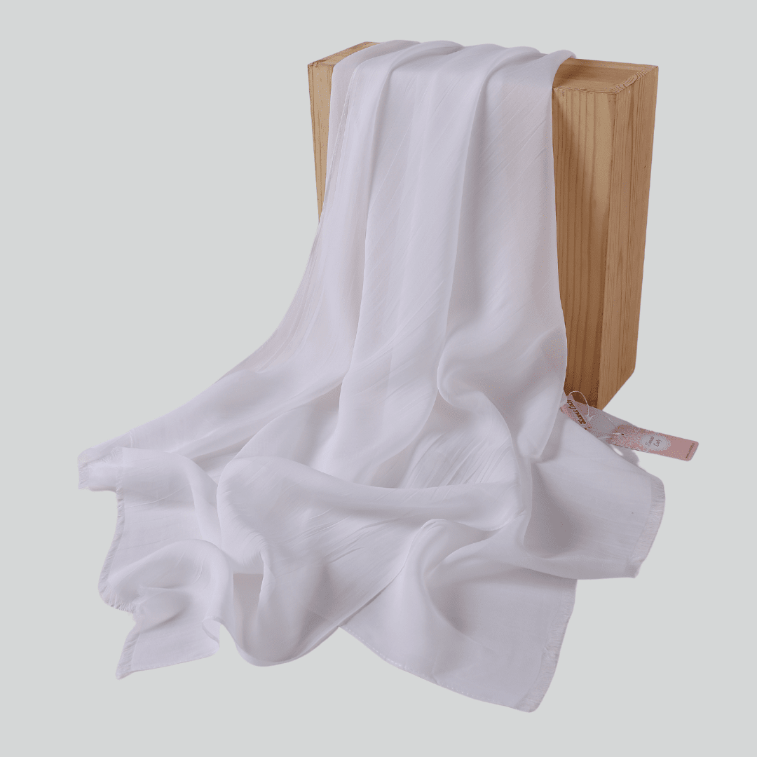 Chiffon Threaded Scarf