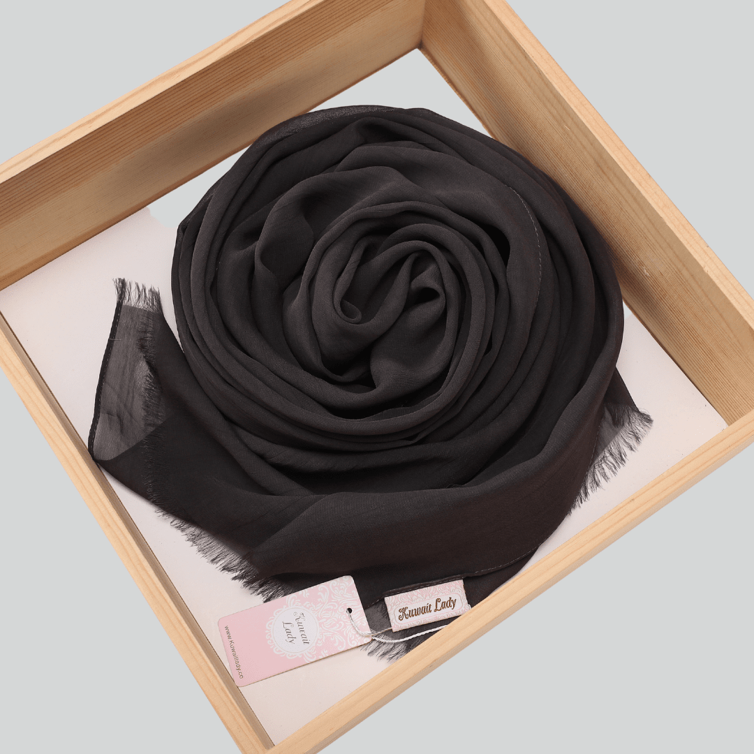 Chiffon Threaded Scarf