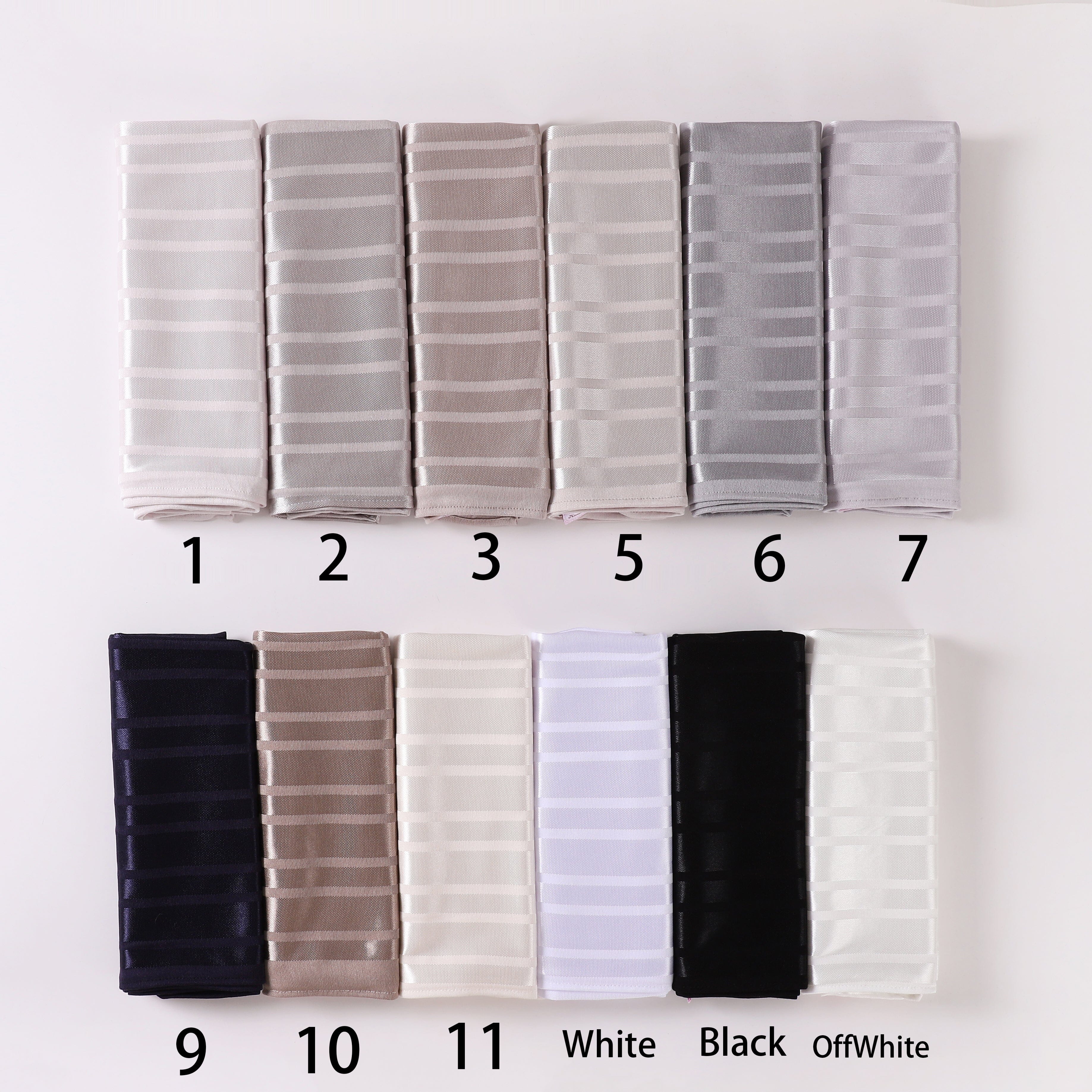 Classic Cotton Satin Scarf