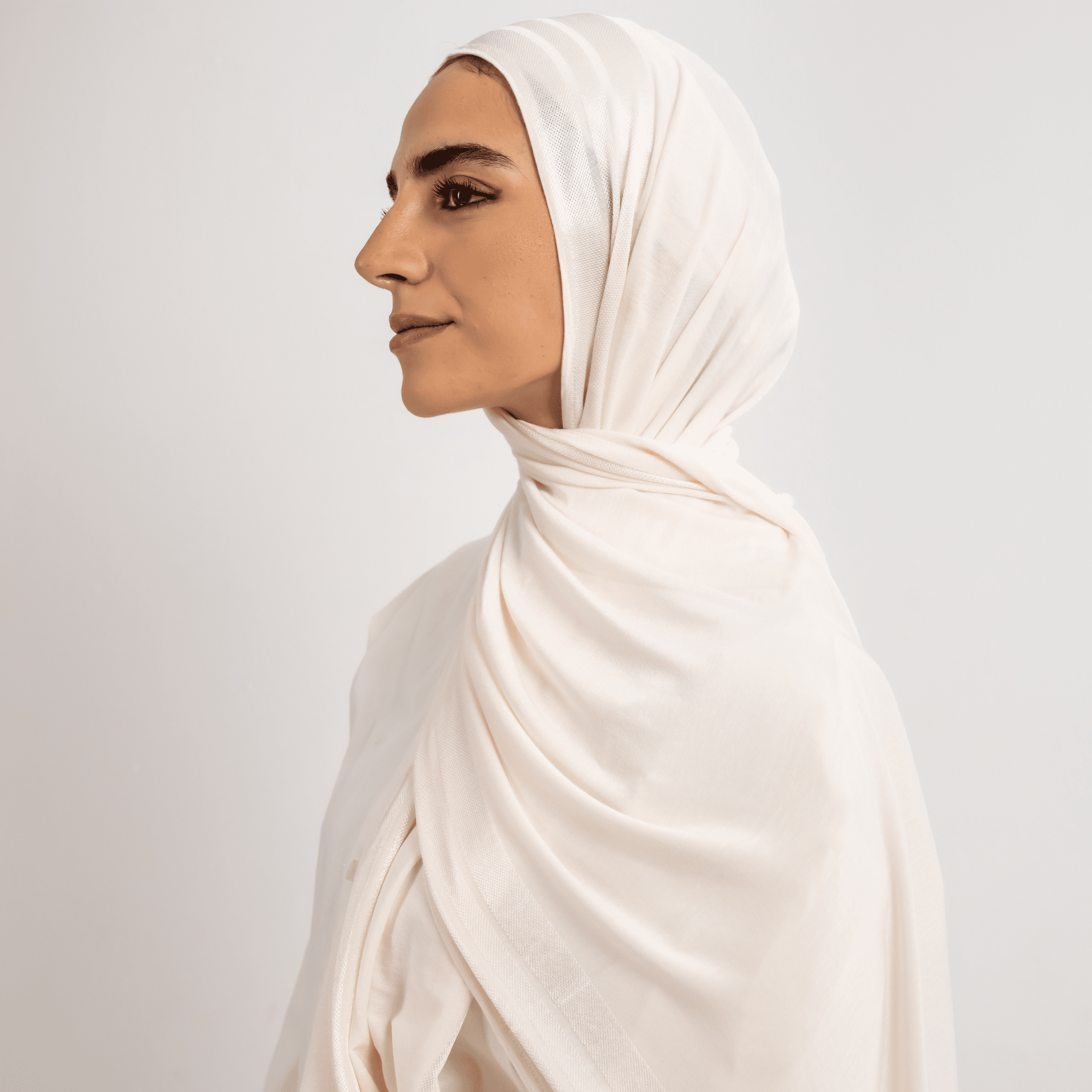 Cotton Satin Blend Scarf