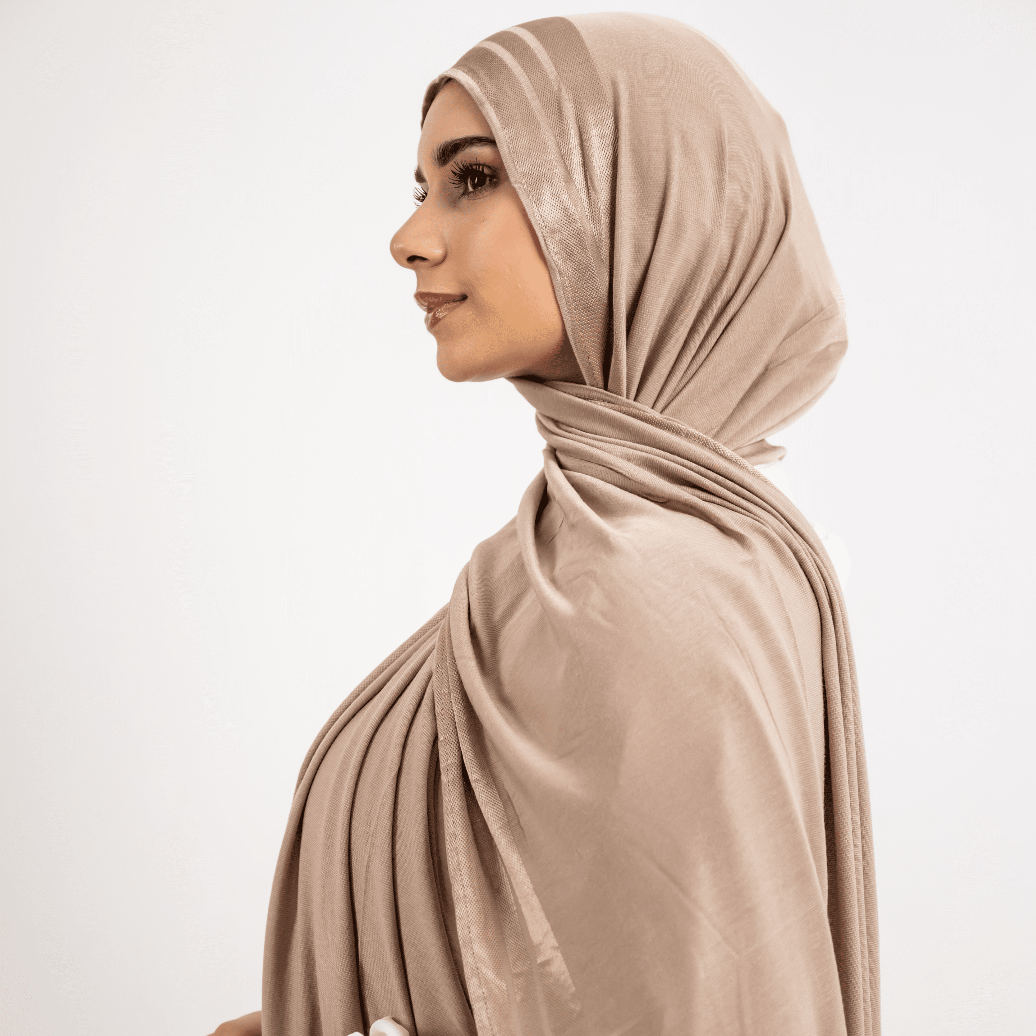 Cotton Satin Blend Scarf