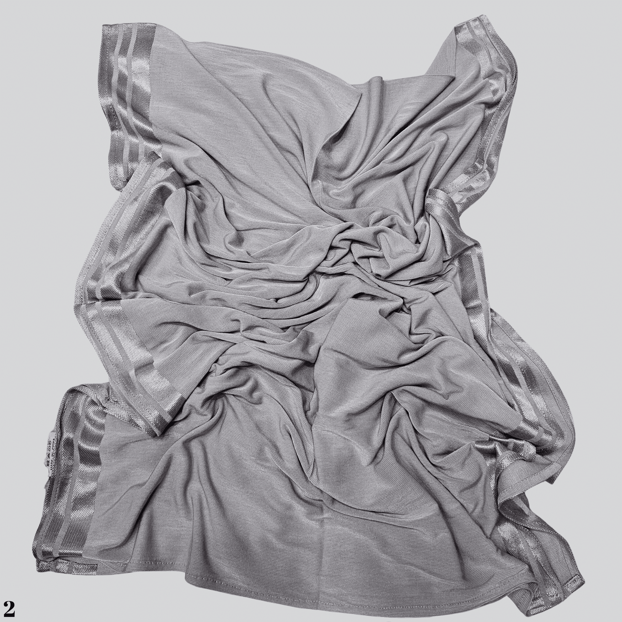 Cotton Satin Blend Scarf