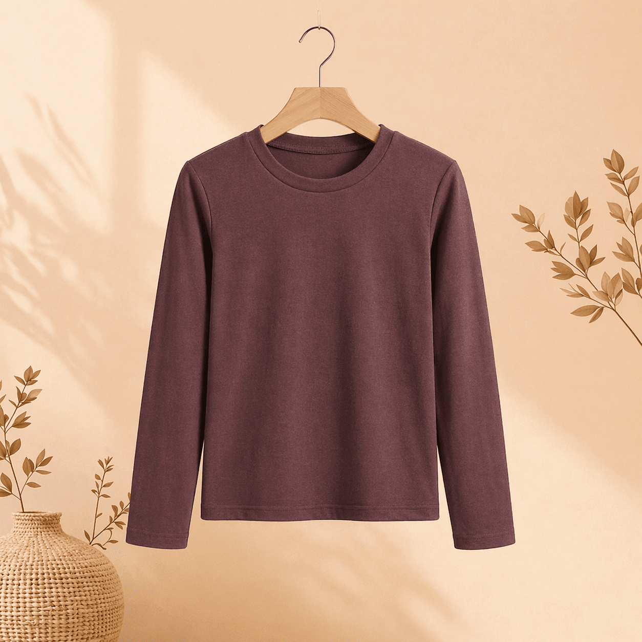 Cotton T-shirt Full Sleeves (Round Neck)