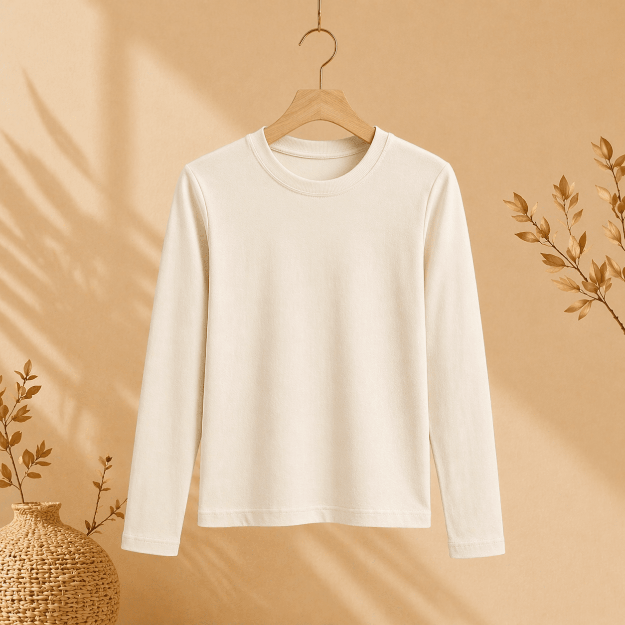 Cotton T-shirt Full Sleeves (Round Neck)