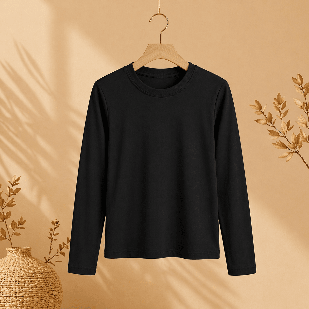 Cotton T-shirt Full Sleeves (Round Neck)