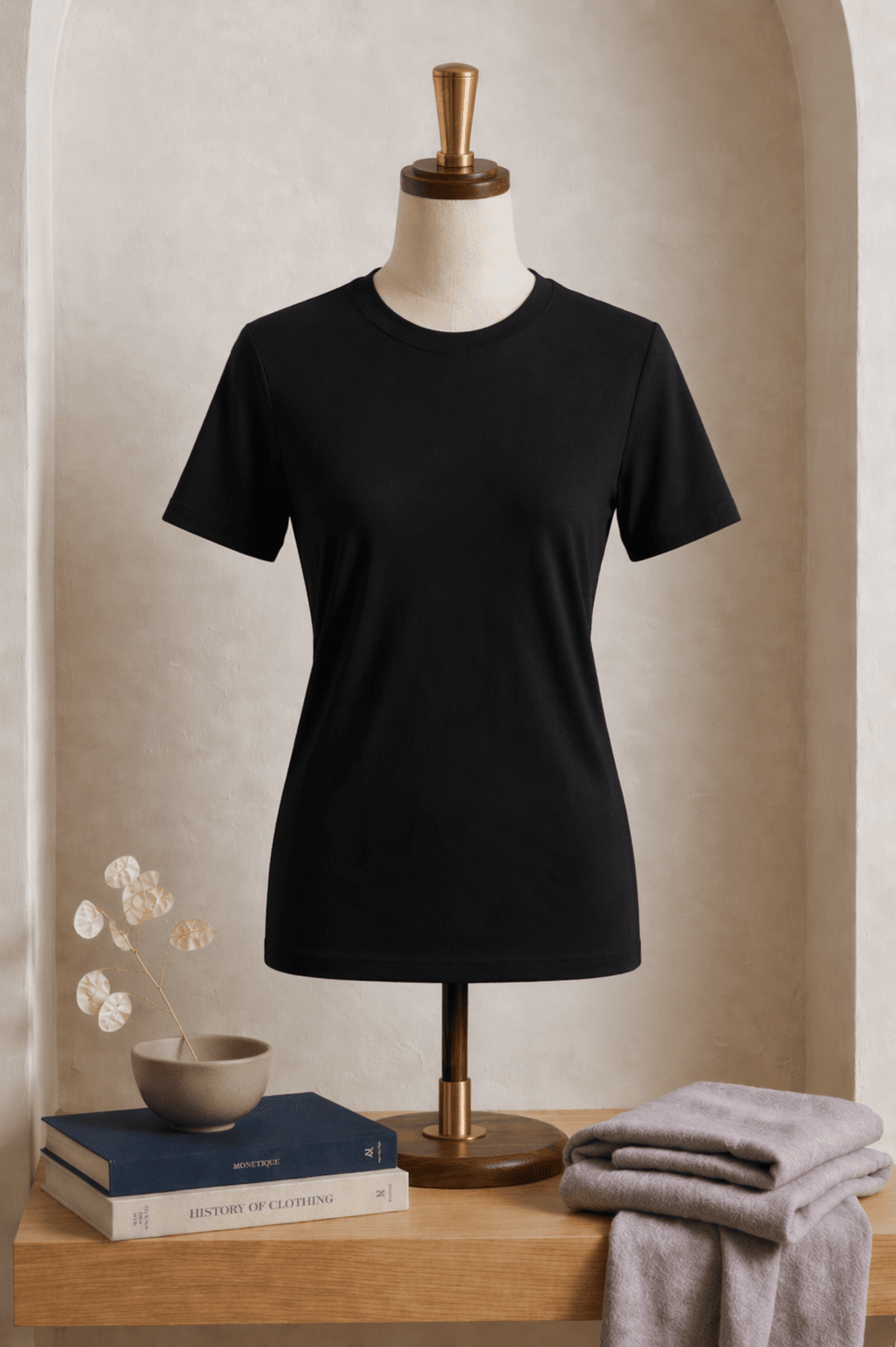 Cotton T-shirt Half Sleeves (Round Neck)