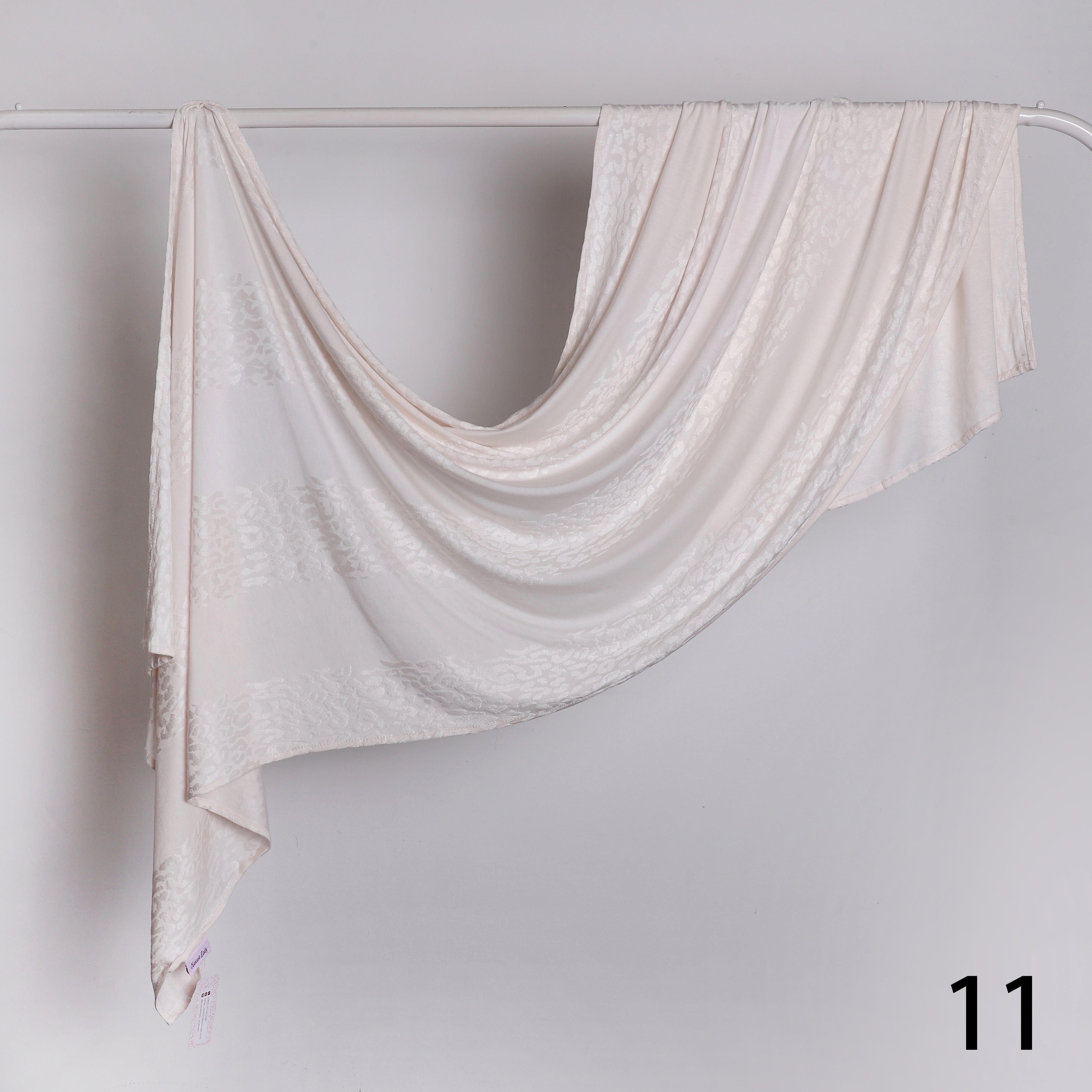 Cotton Tiger Straps Scarf