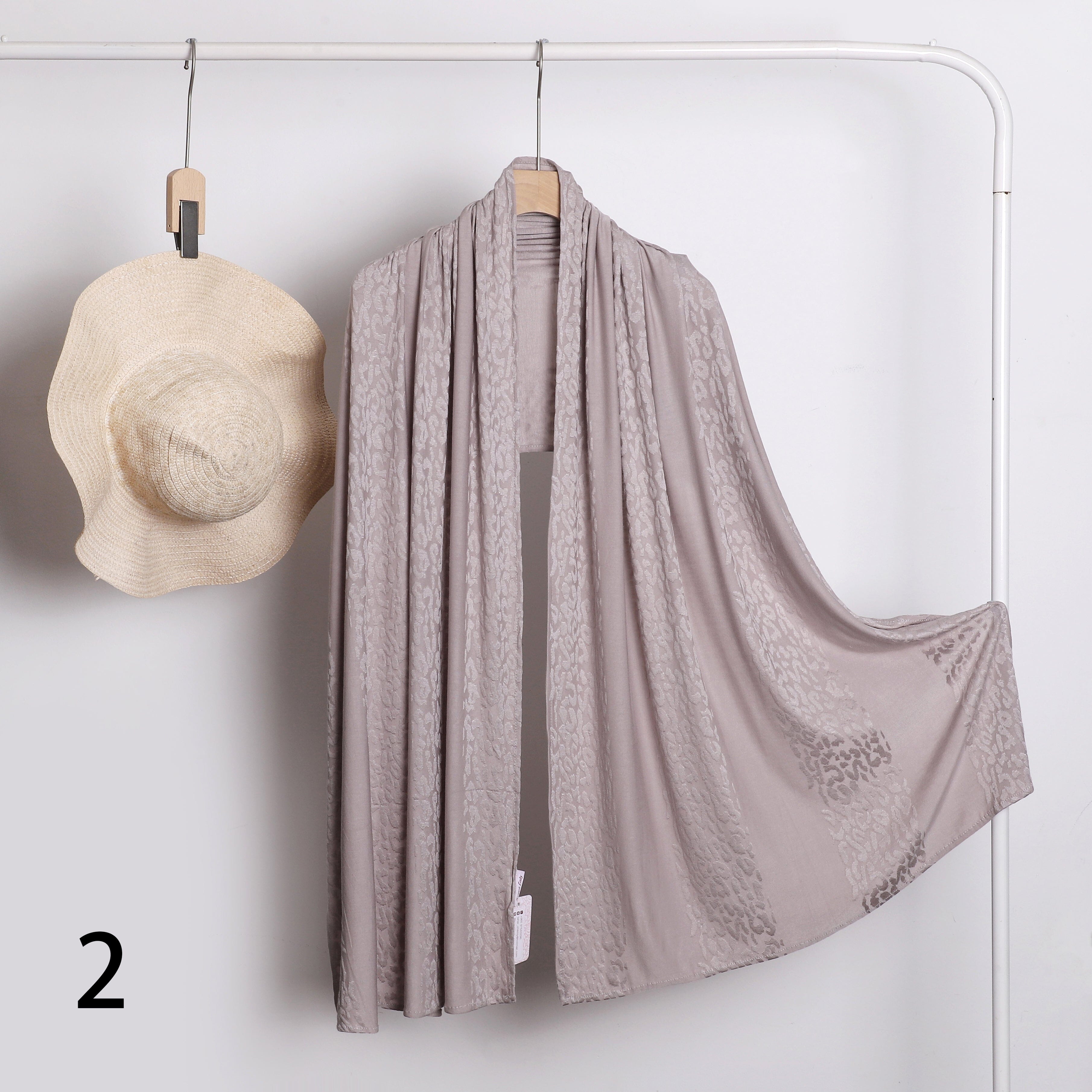 Cotton Tiger Straps Scarf