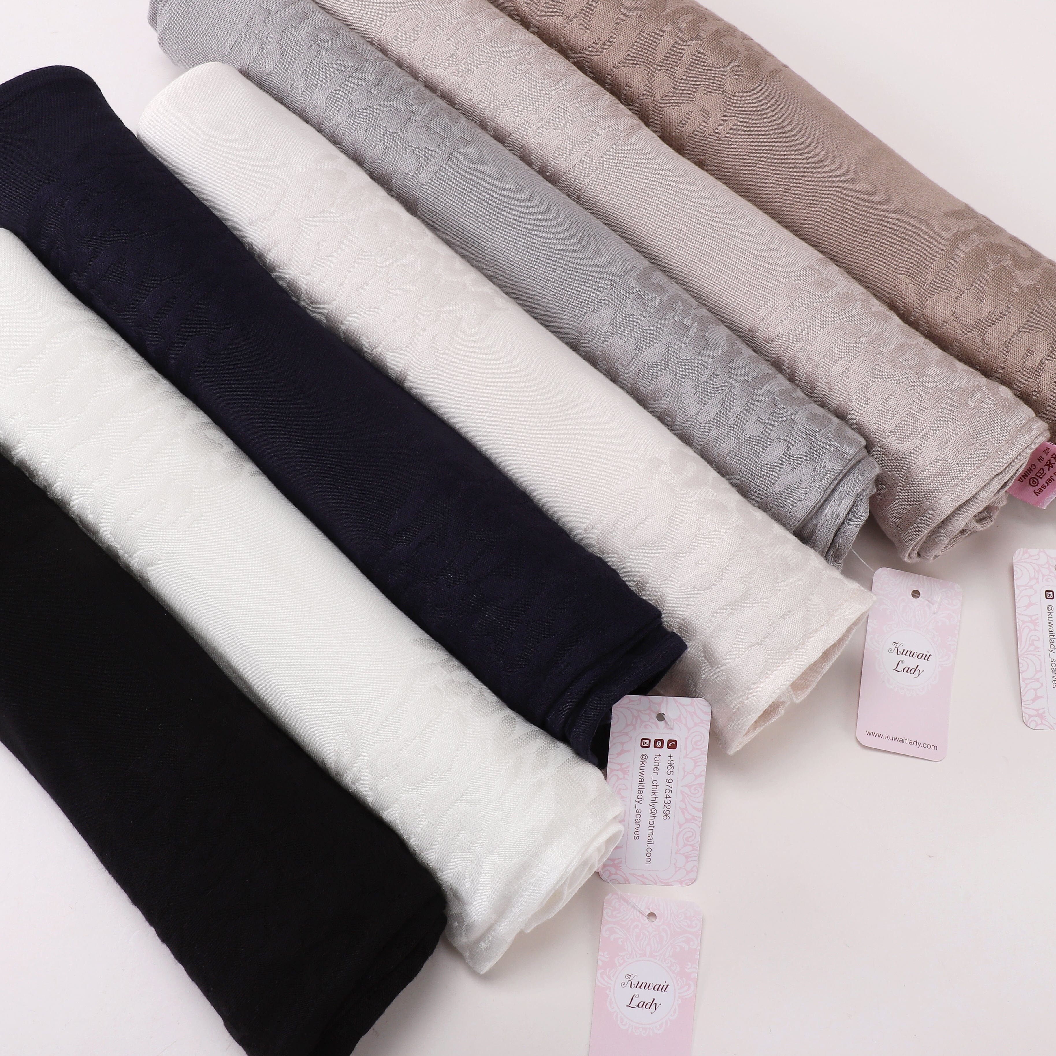 Cotton Tiger Straps Scarf