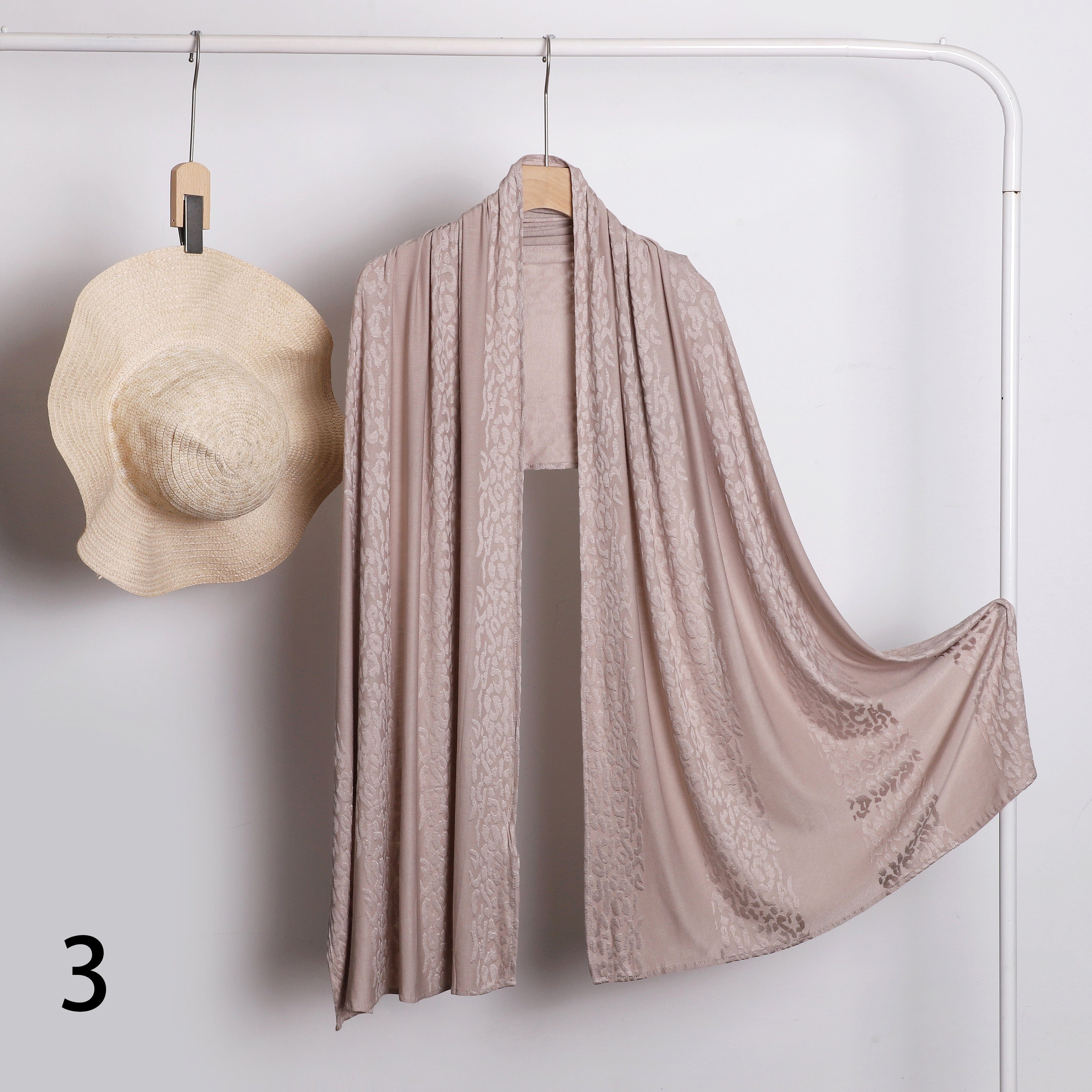 Cotton Tiger Straps Scarf