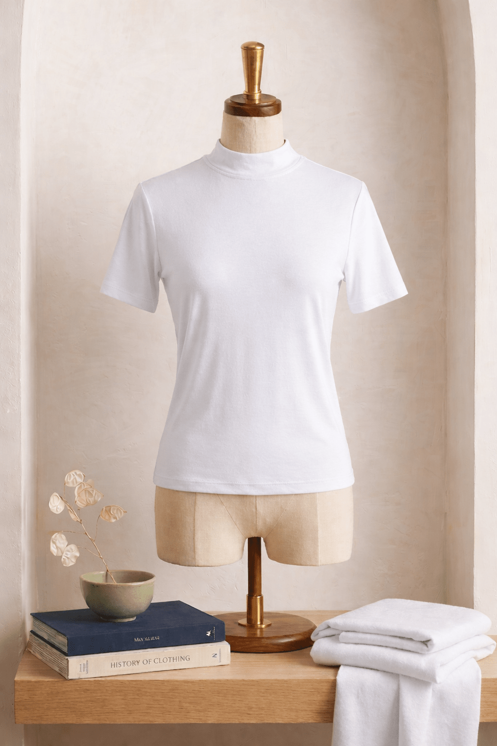 Elegant Cotton T-shirt (Nus-Kum)