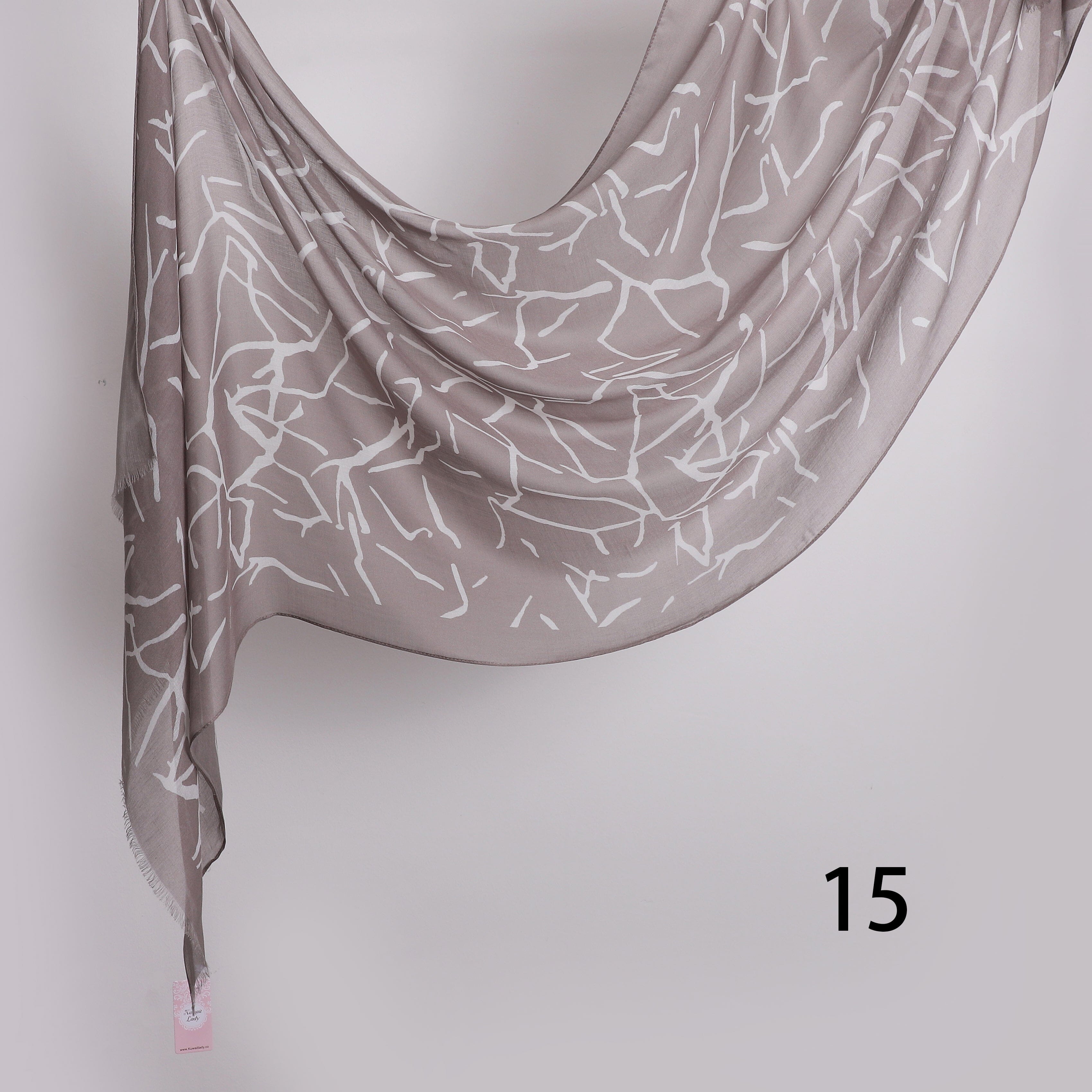 Graphite Linen Scarf