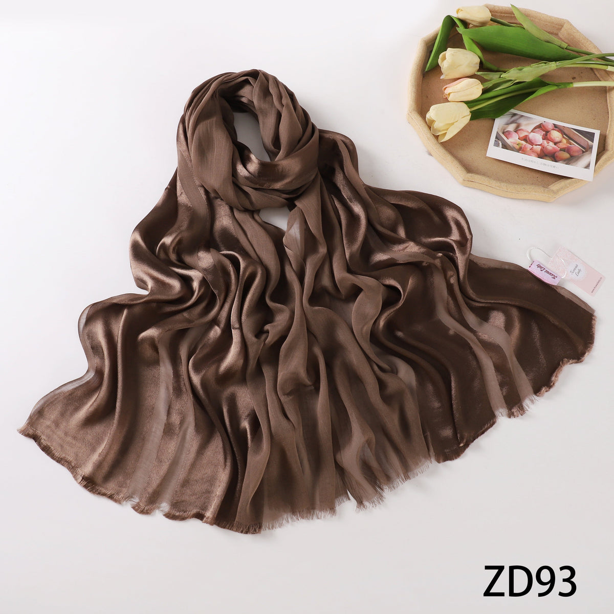Half Linen, Half Satin Elegance