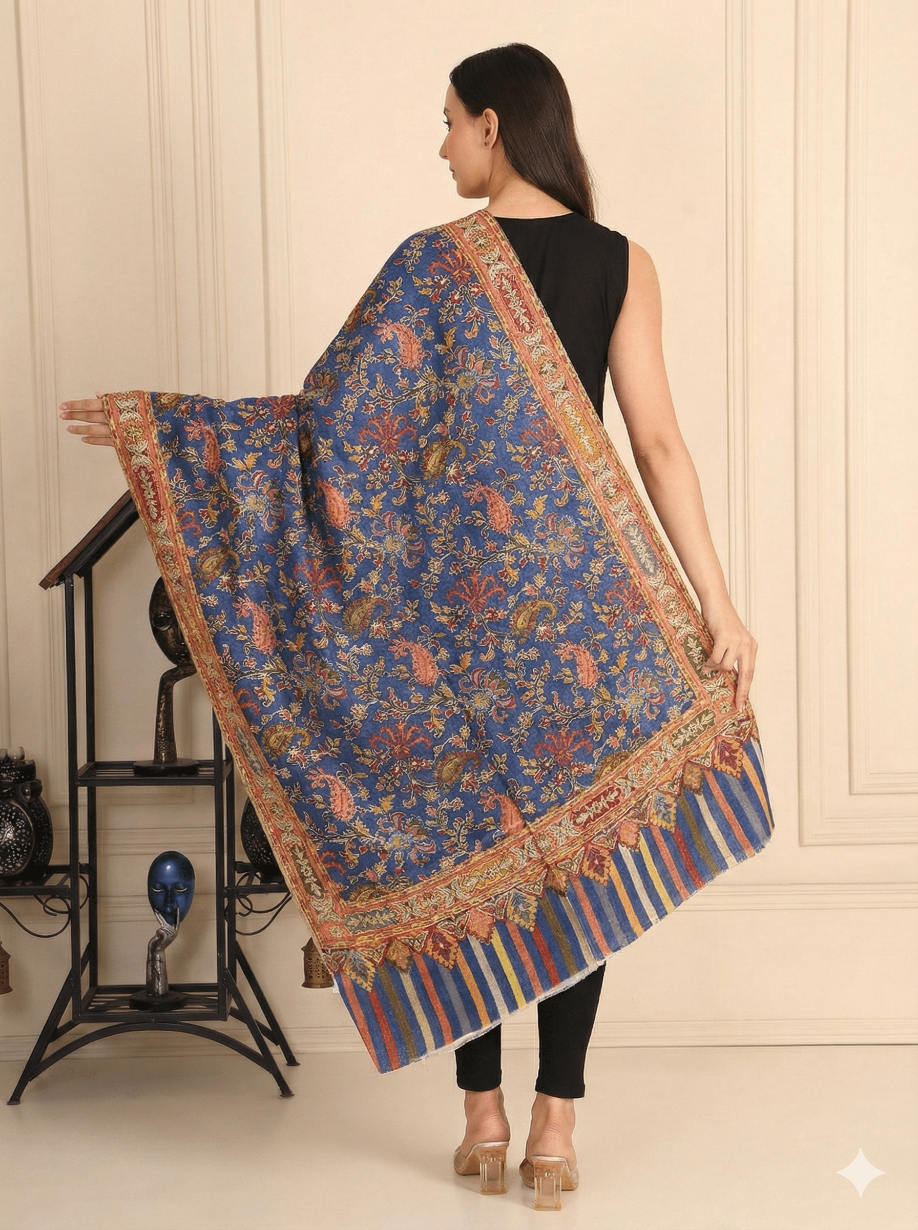 Kalamkari Pashmina Shawl