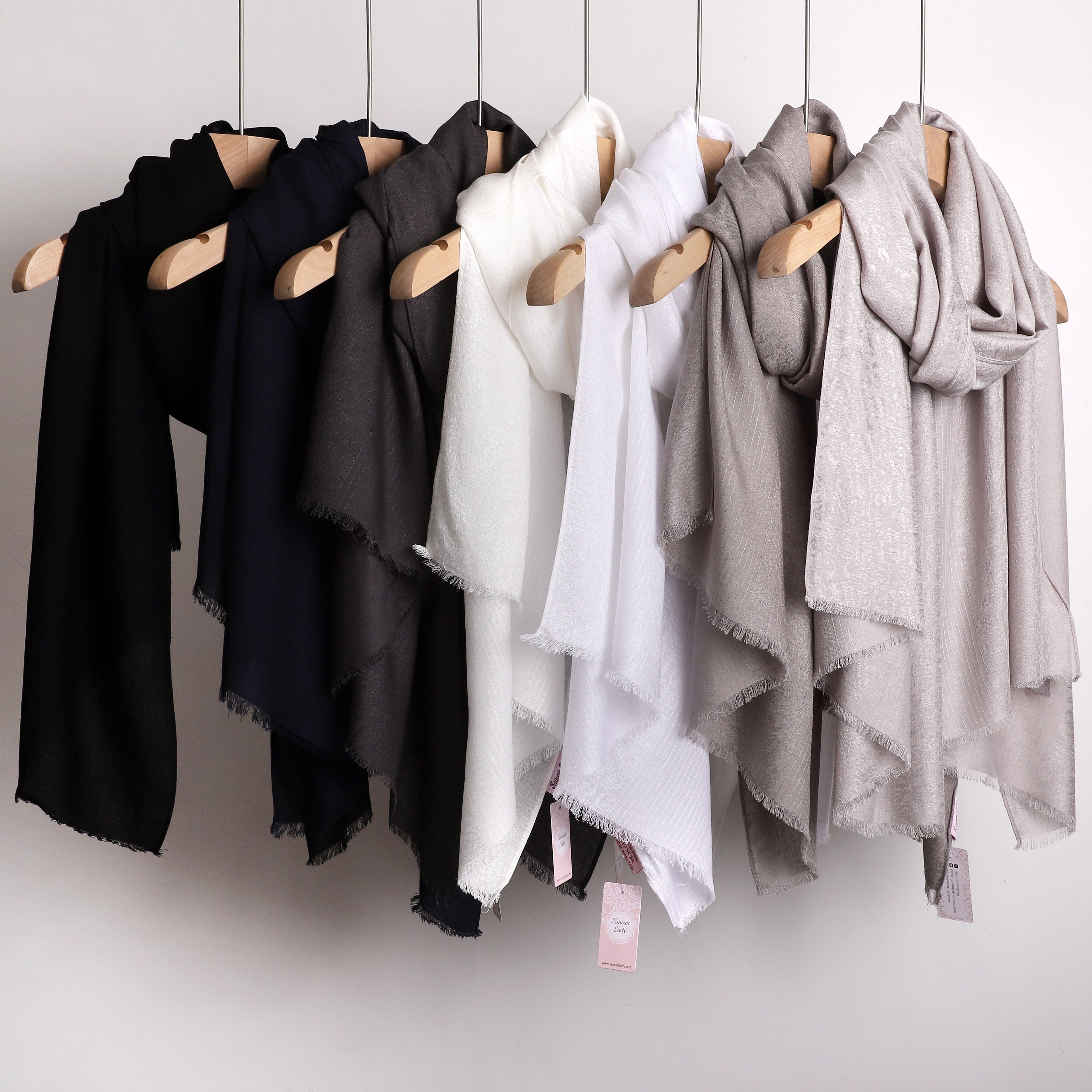Linen Jacquard Stripes Scarf