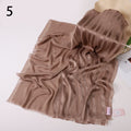 Linen Satin Split Scarf