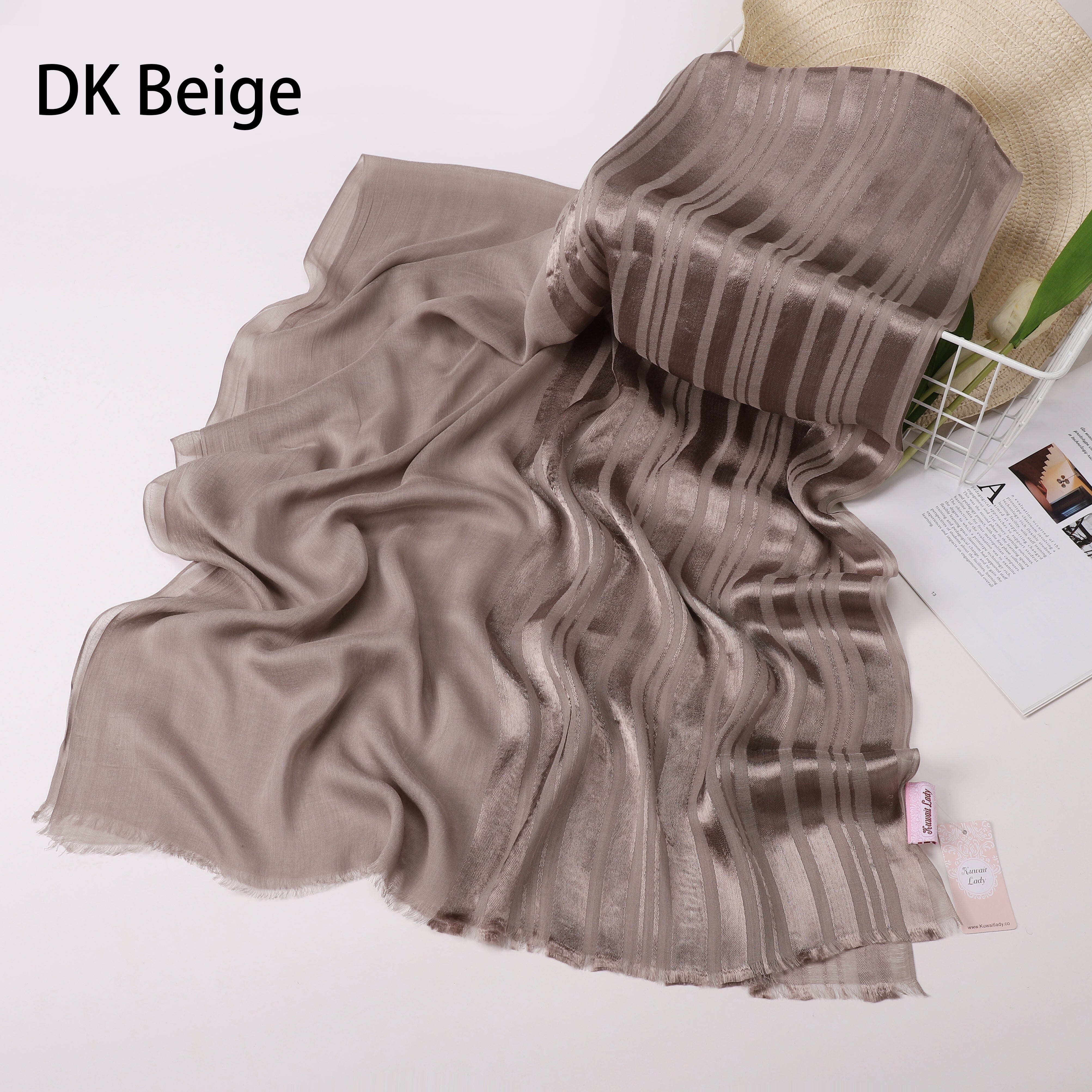 Linen Satin Split Scarf