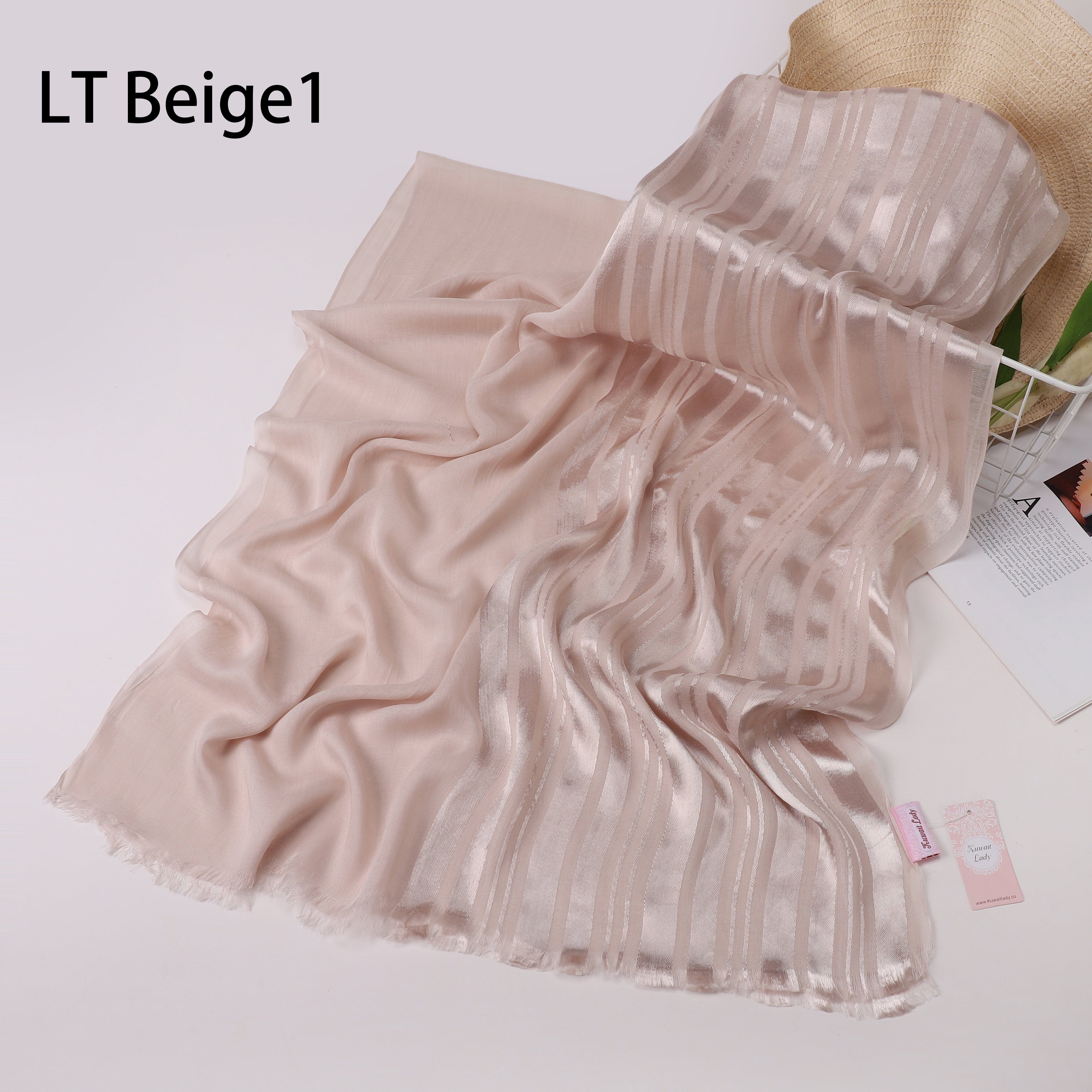 Linen Satin Split Scarf